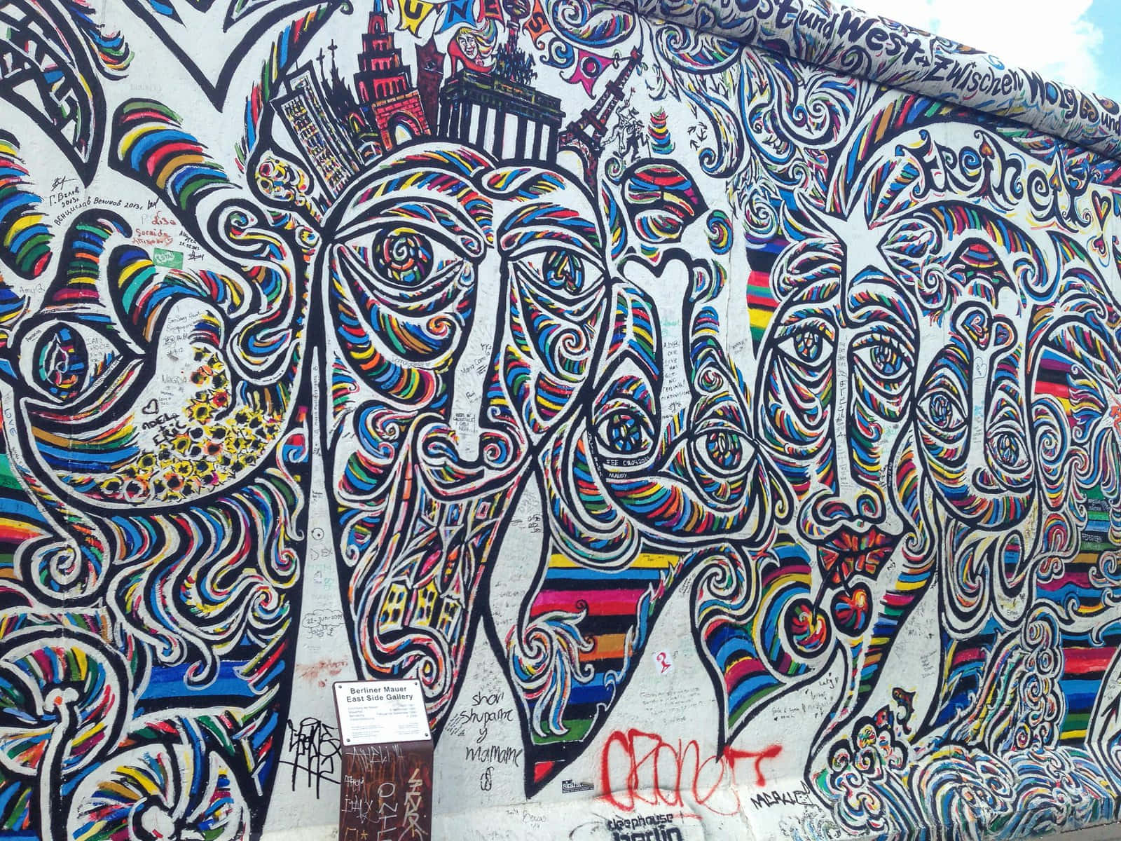 The International Gallery Berlin Wall Background