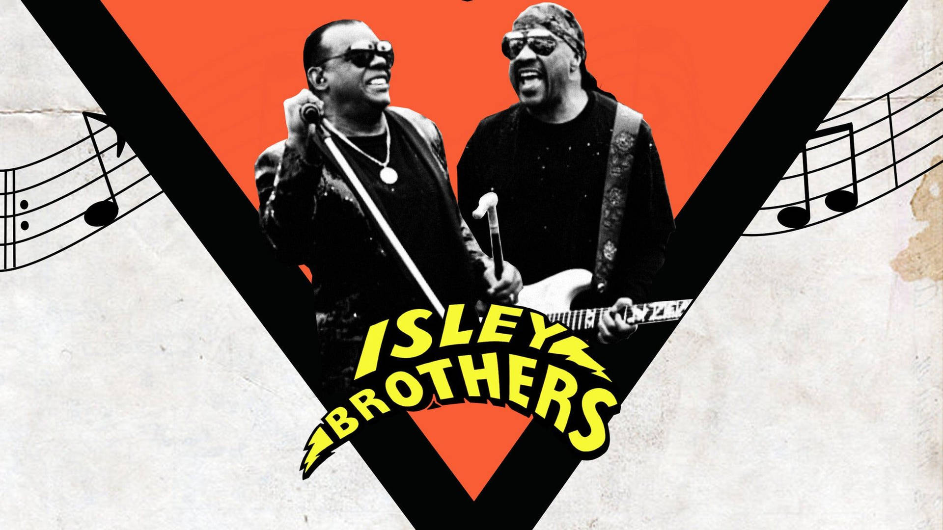 Dastour-plakat Zum 60. Jubiläum Der Isley Brothers Wallpaper