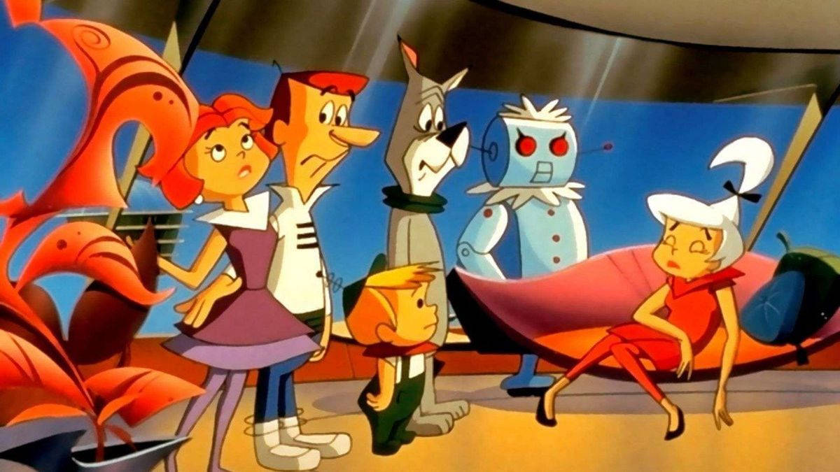 The Jetsons Family With Worried Faces Wallpaper