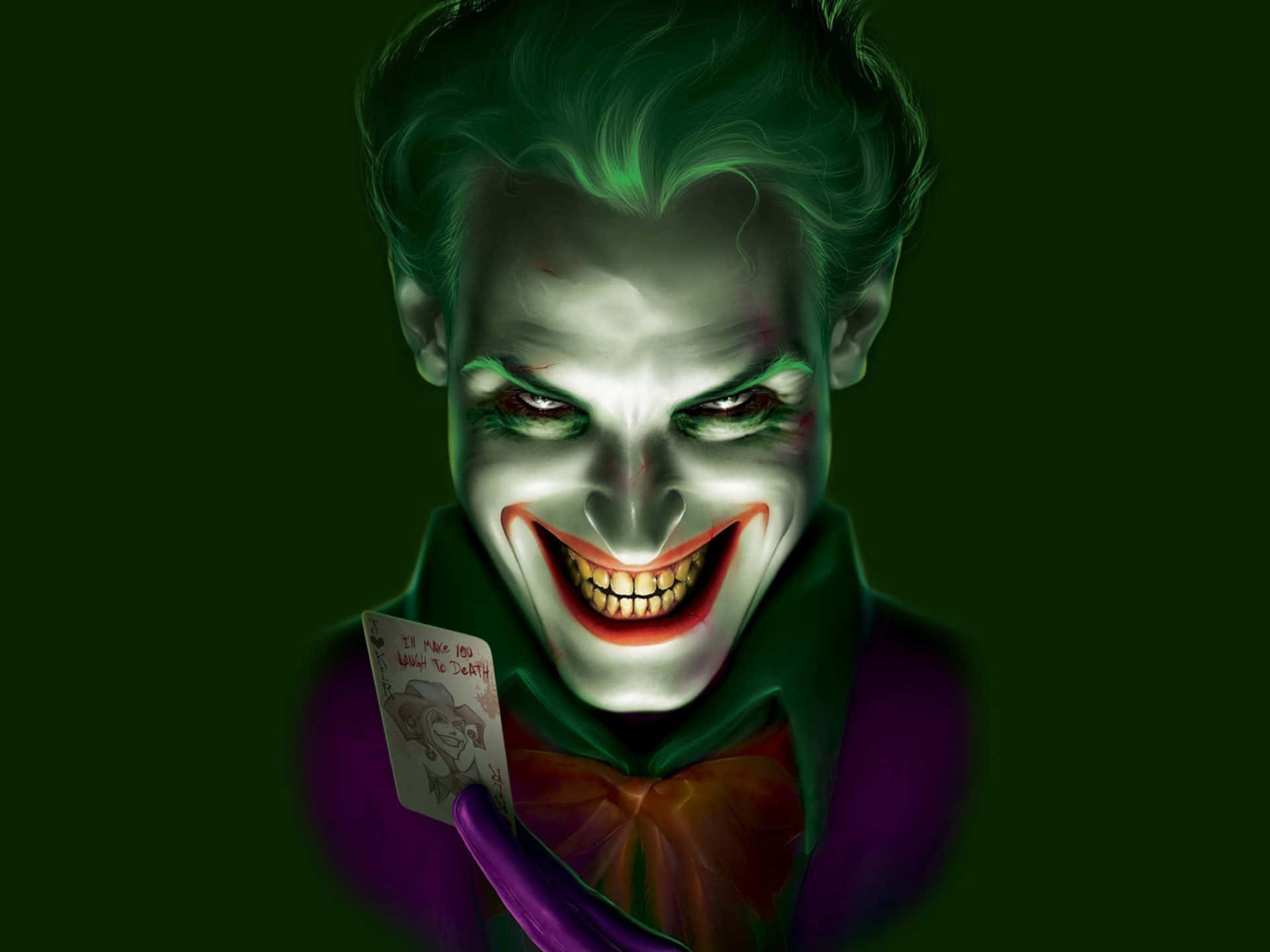 Machmich Nicht Zum Lachen - Der Joker Comic Wallpaper