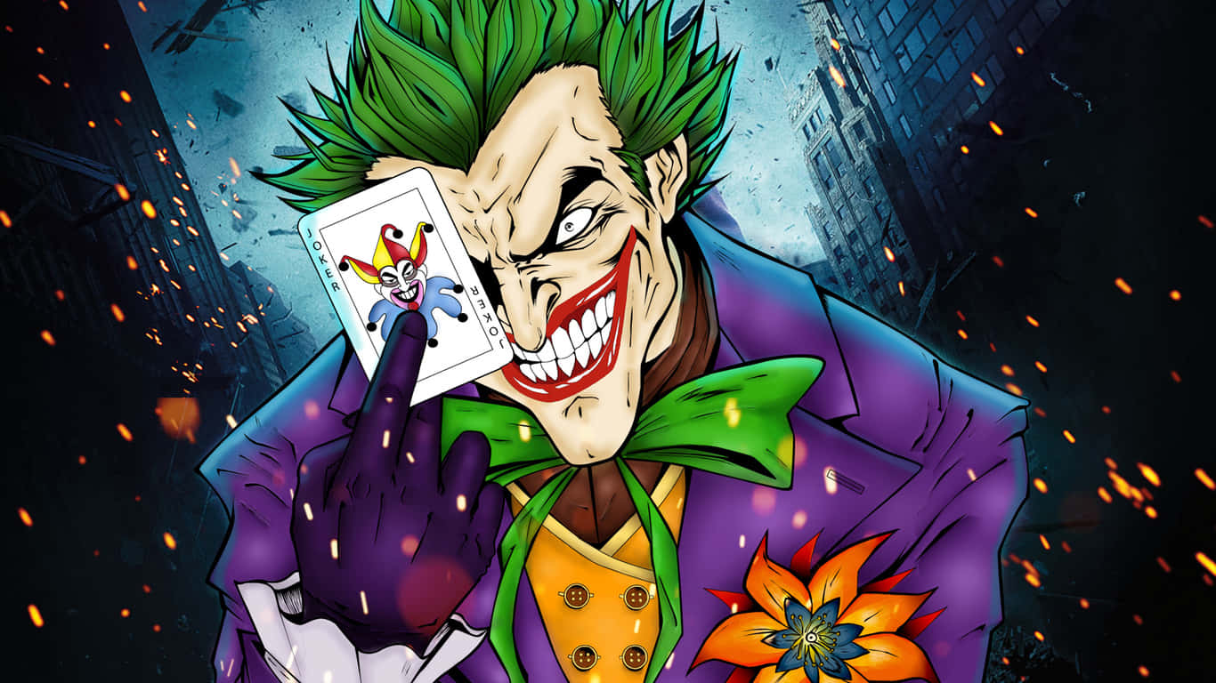O Quadrinho Do Joker 1366 X 768 Papel de Parede
