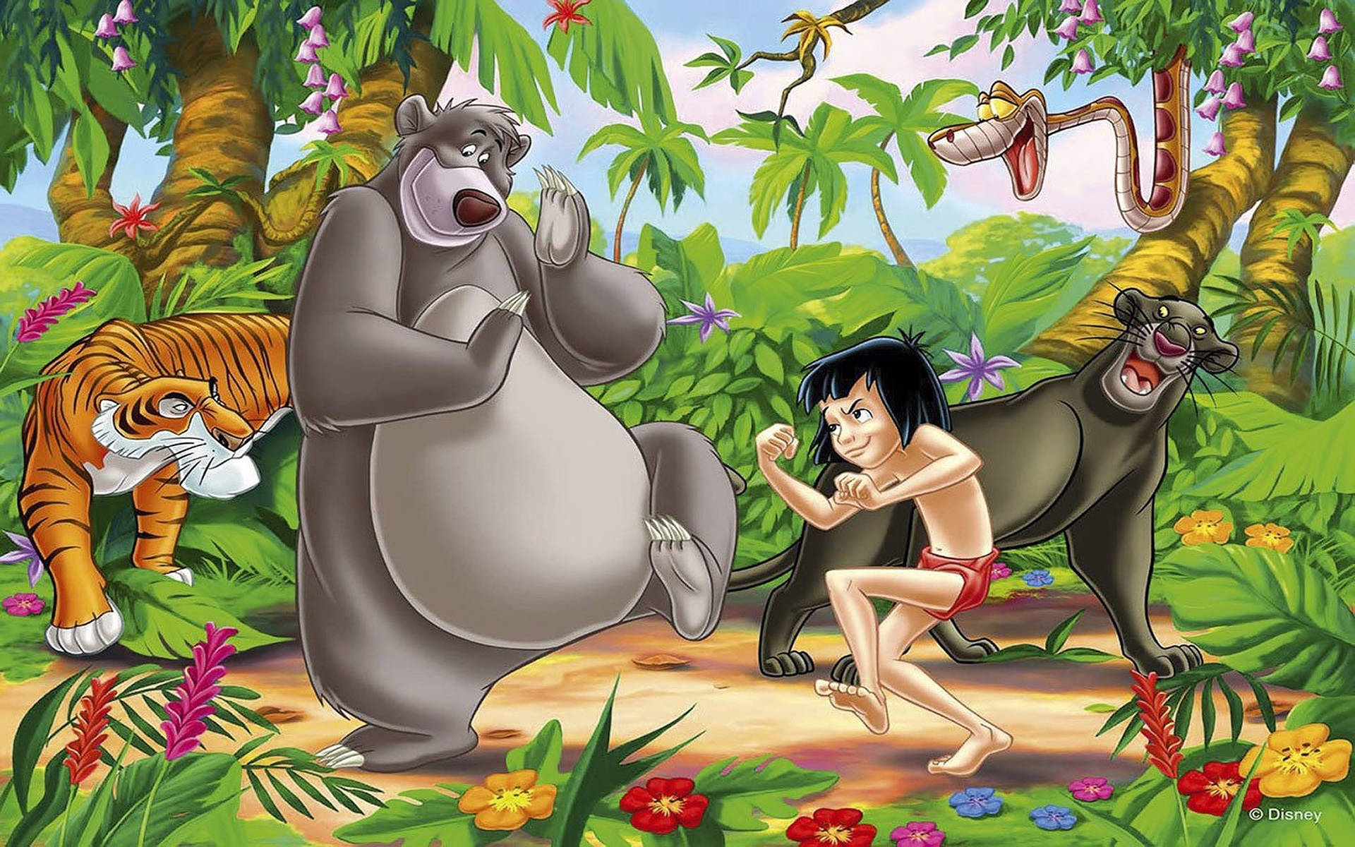 Download The Jungle Book Cartoon Wallpaper 
