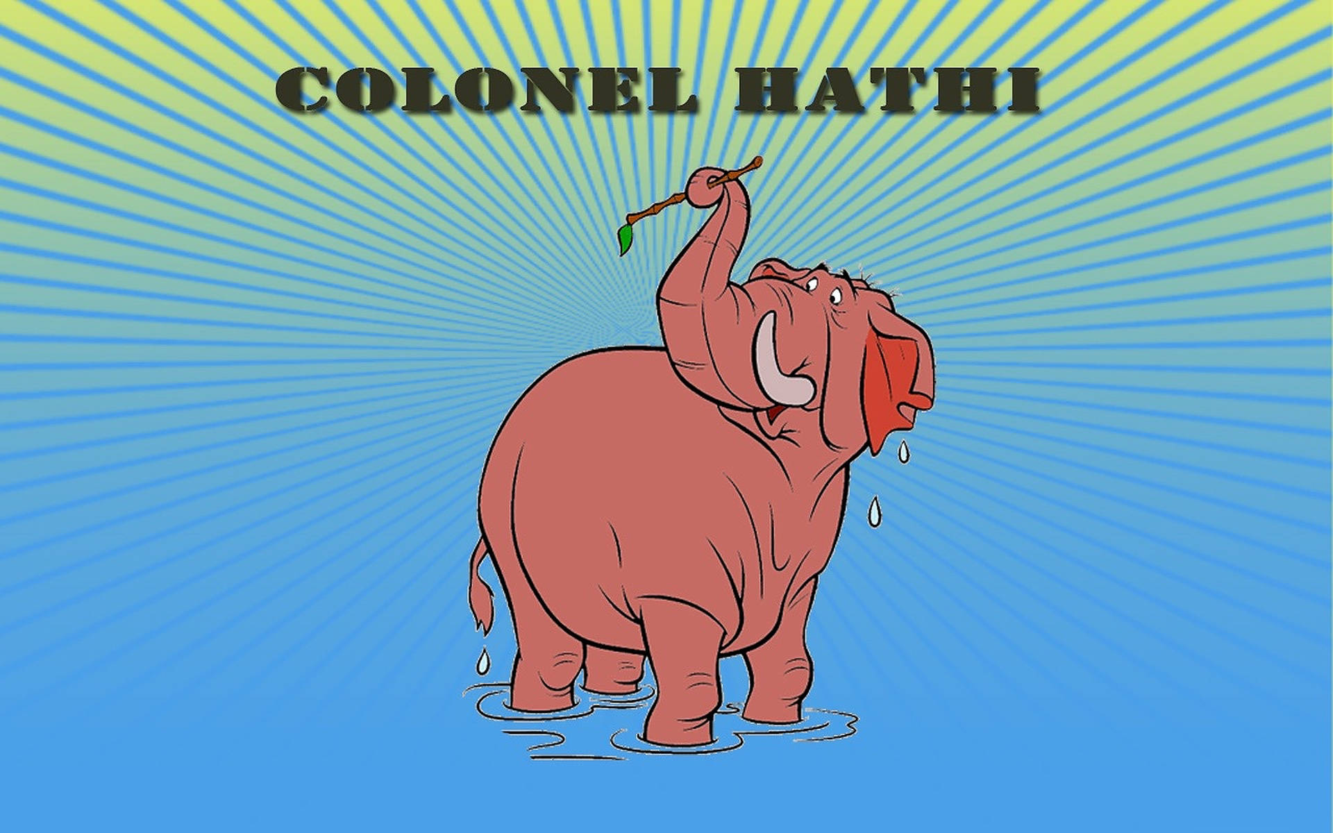 Derdschungelbuch Colonel Hathi Wallpaper