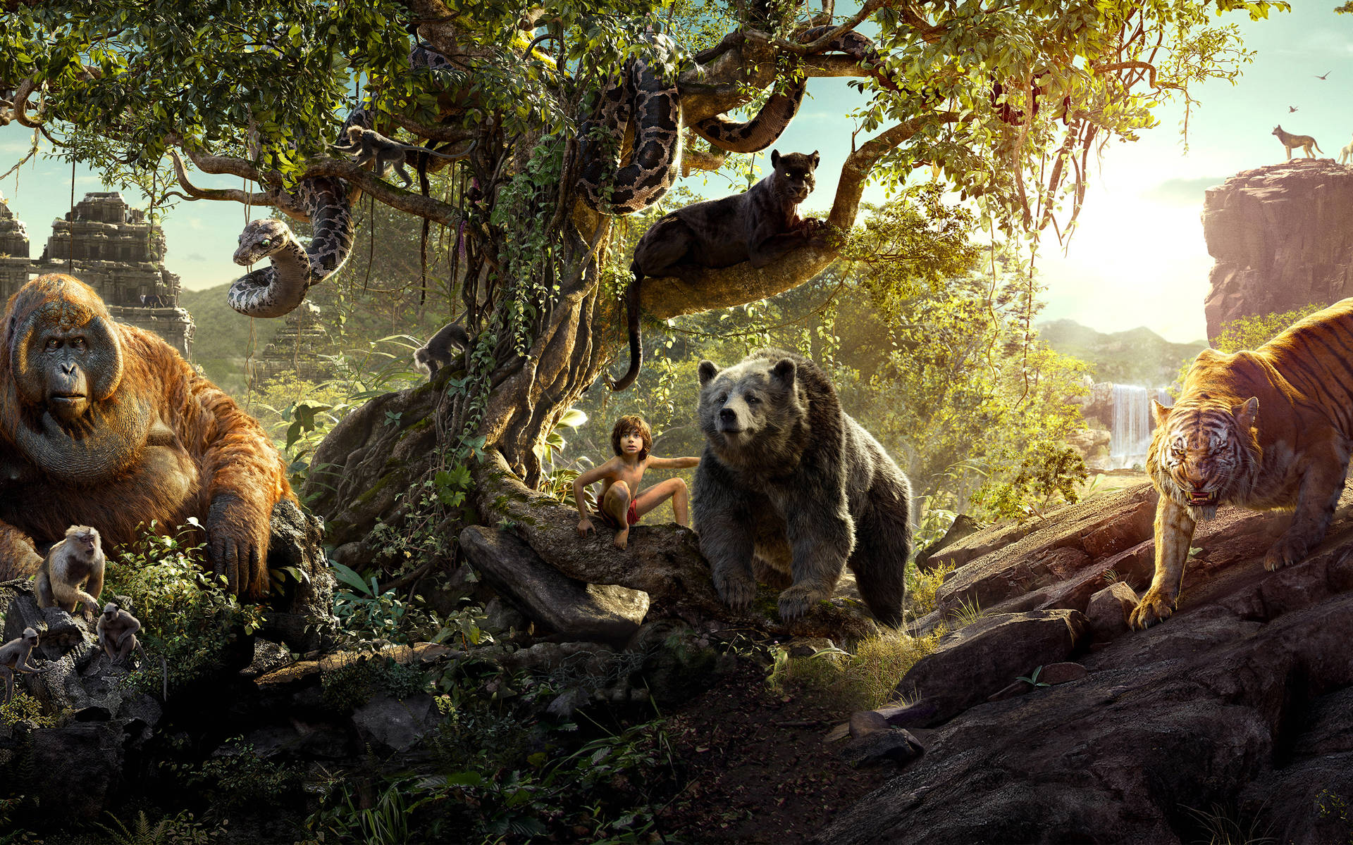 The Jungle Book Friends Wallpaper