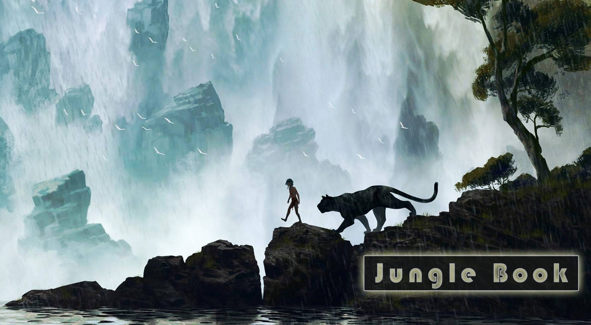 The Jungle Book Silhouette Wallpaper