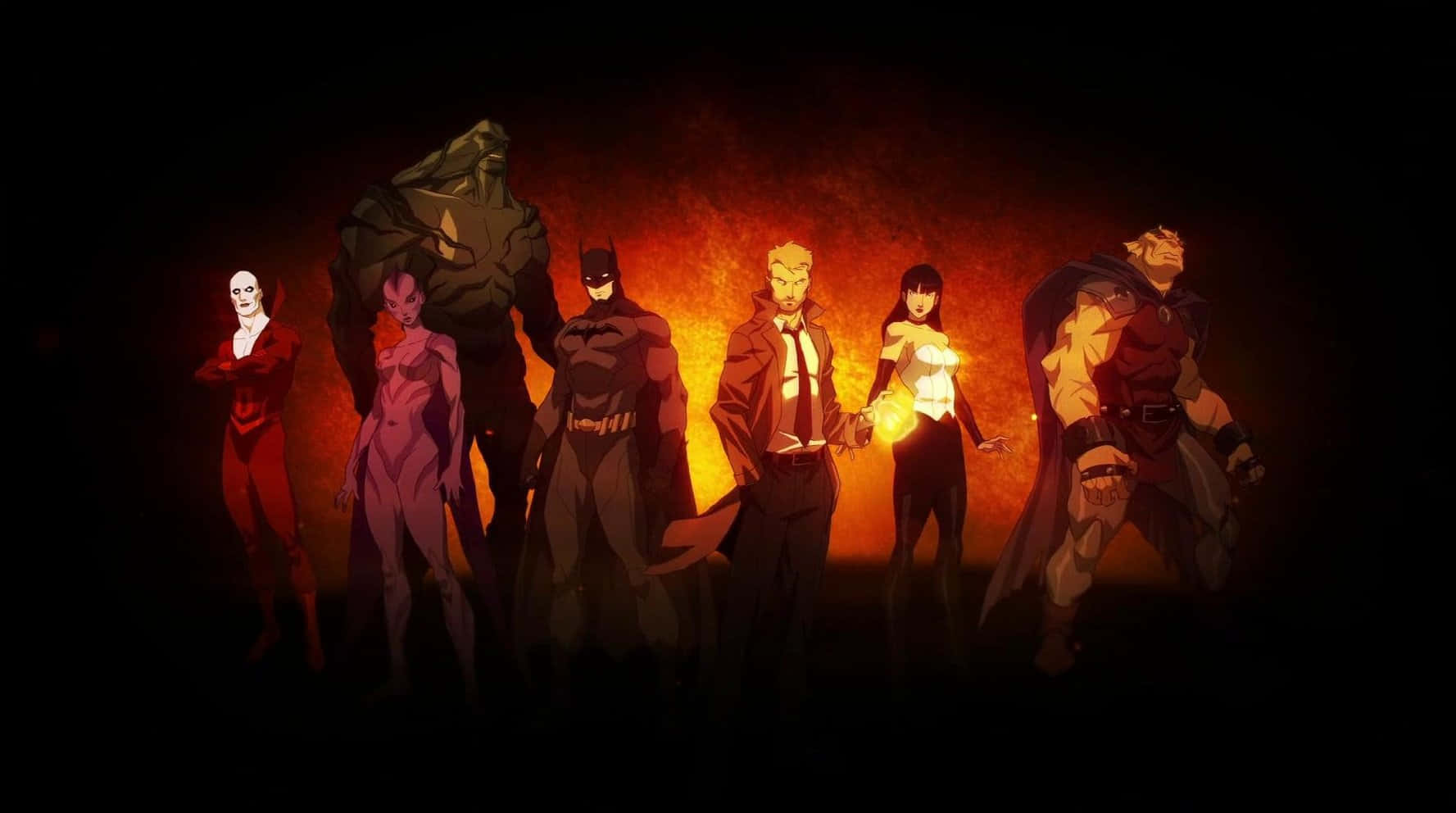The Justice League Dark - United in Power Wallpaper