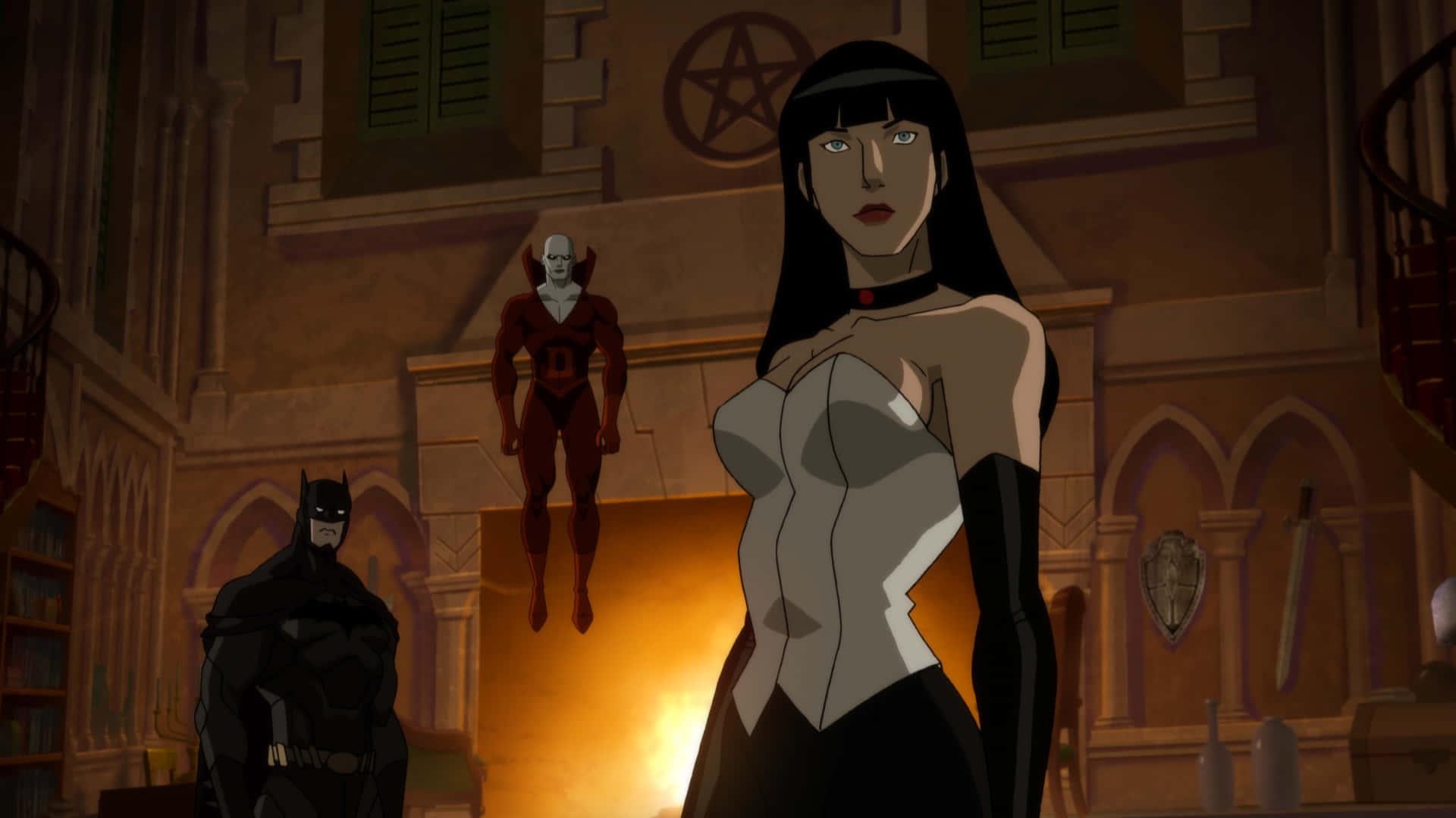 The Justice League Dark Uniting for the Supernatural Battle Wallpaper