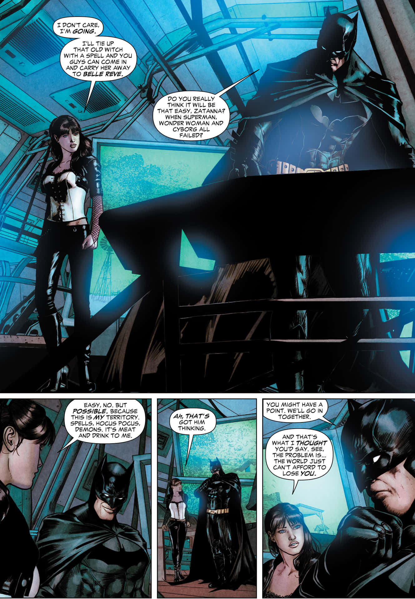 The Justice League Dark Unites in Action Wallpaper