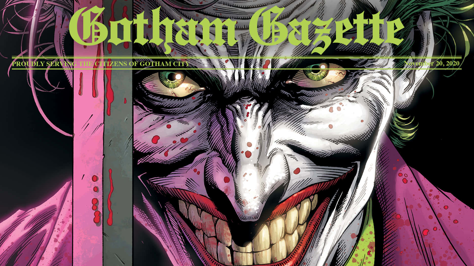The Killing Joke, Joker clapping diabolically Wallpaper