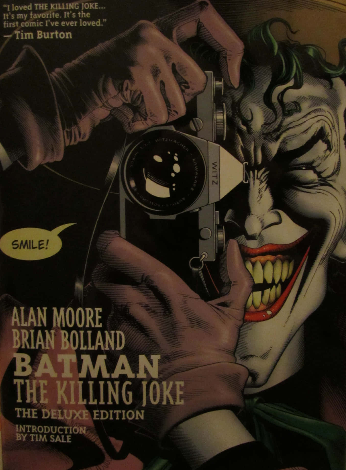 The Joker holding a camera in The Killing Joke Wallpaper