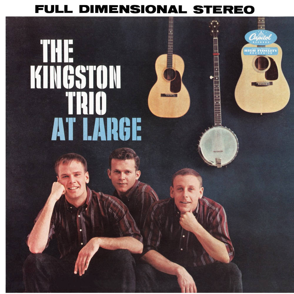 The Kingston Trio Vintage Album Cover Wallpaper