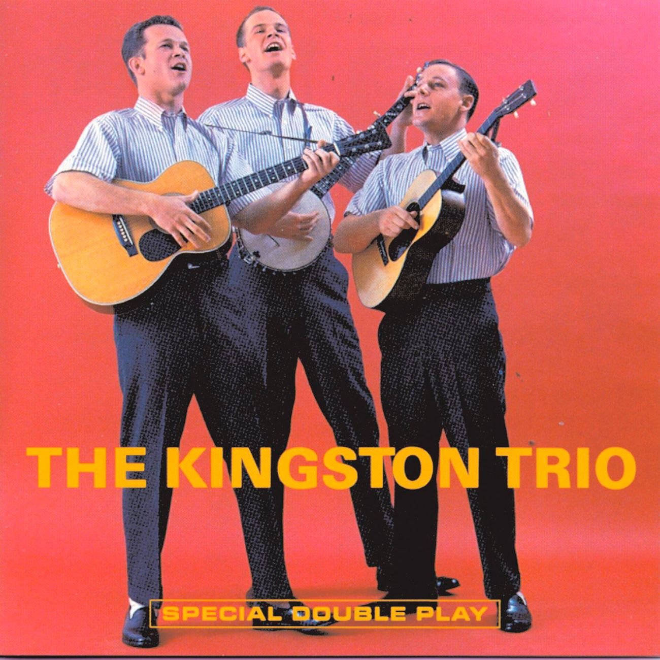 L'artedella Copertina Del Primo Album Dei Kingston Trio. Sfondo