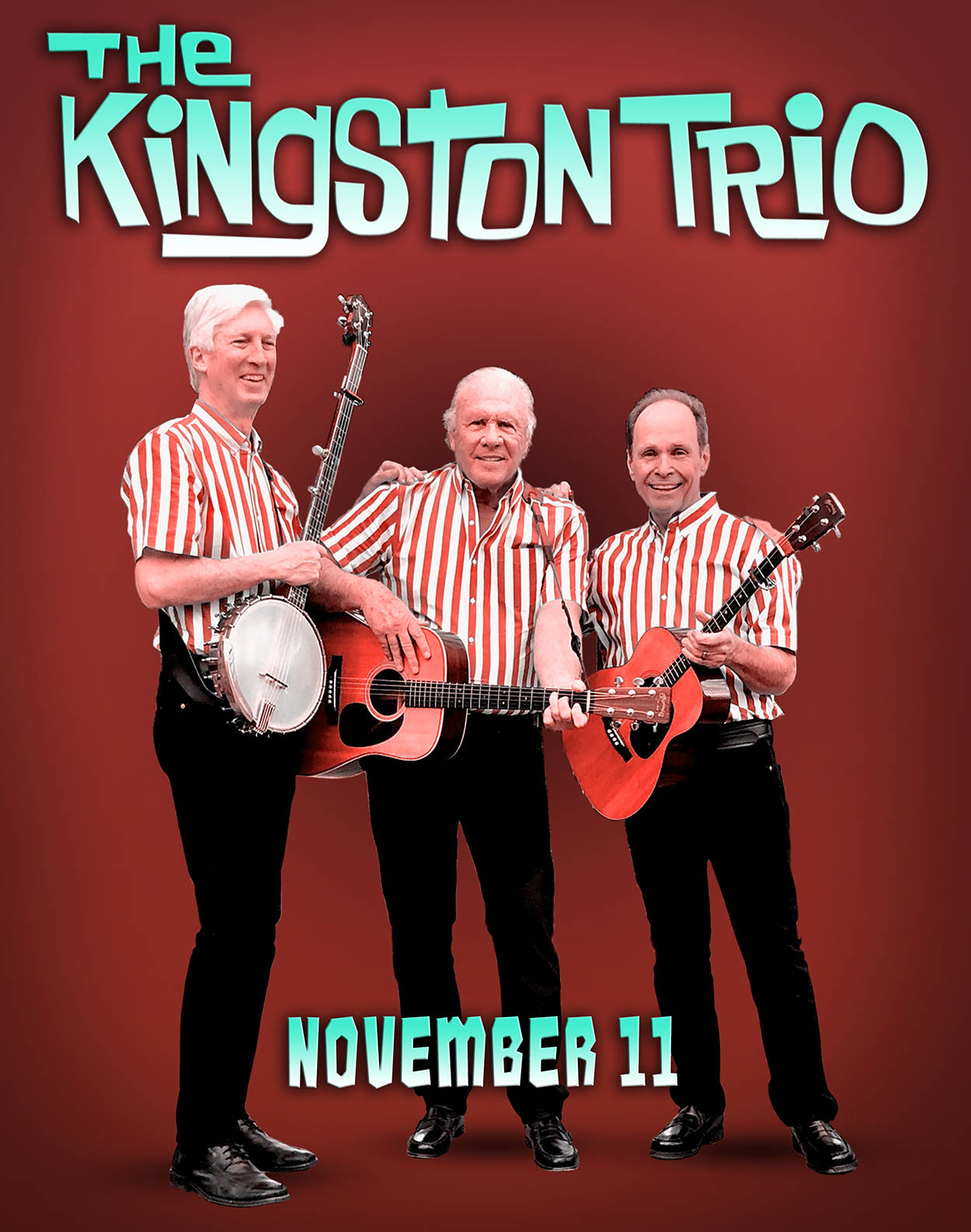 The Kingston Trio Keep The Music Playing Tour Athens Theatre Wallpaper