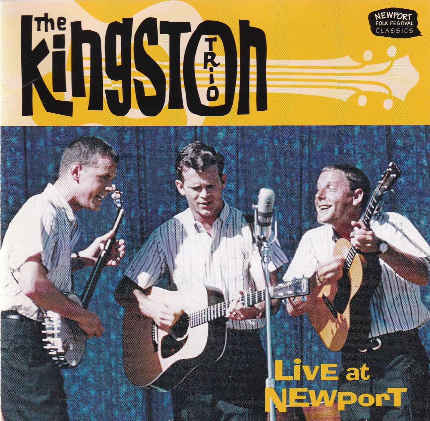 Kingston Trio Live At Newport Album Cover Wallpaper Wallpaper