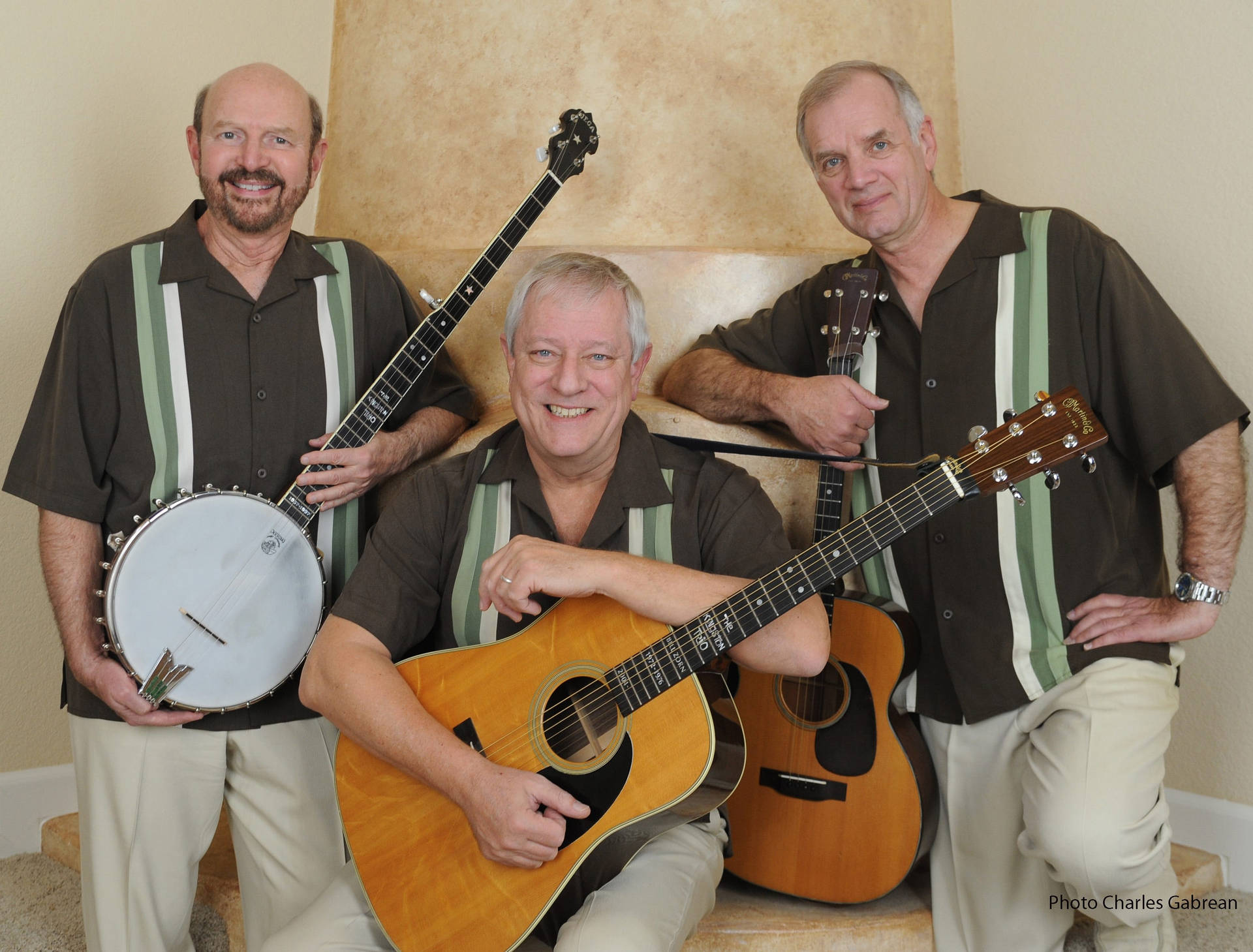 The Kingston Trio Promotional Photoshoot By Charles Gabrean Wallpaper