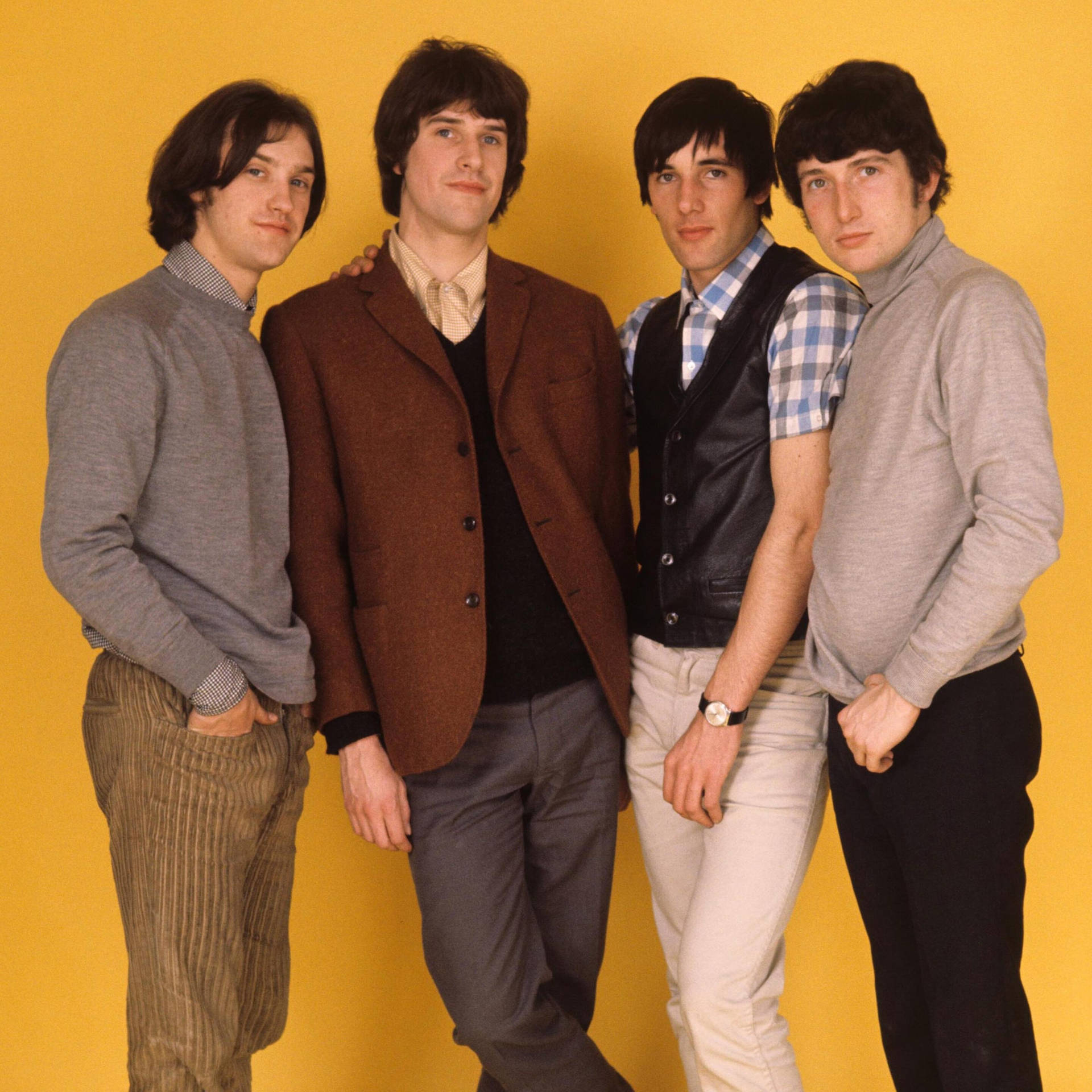 Iconic Photoshoot of The Legendary Band, 'The Kinks' Wallpaper