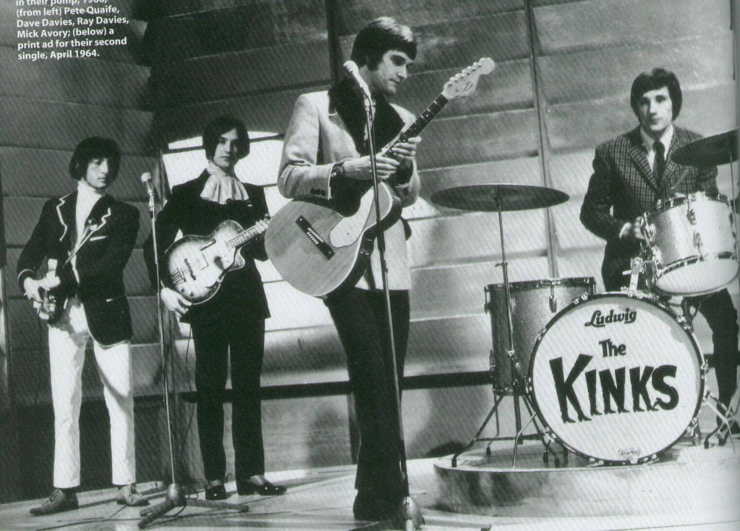 The Kinks Retro Studio Poster Wallpaper