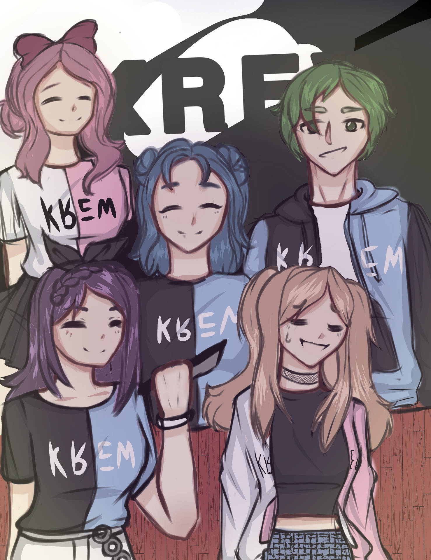 The Krew Members Graphic