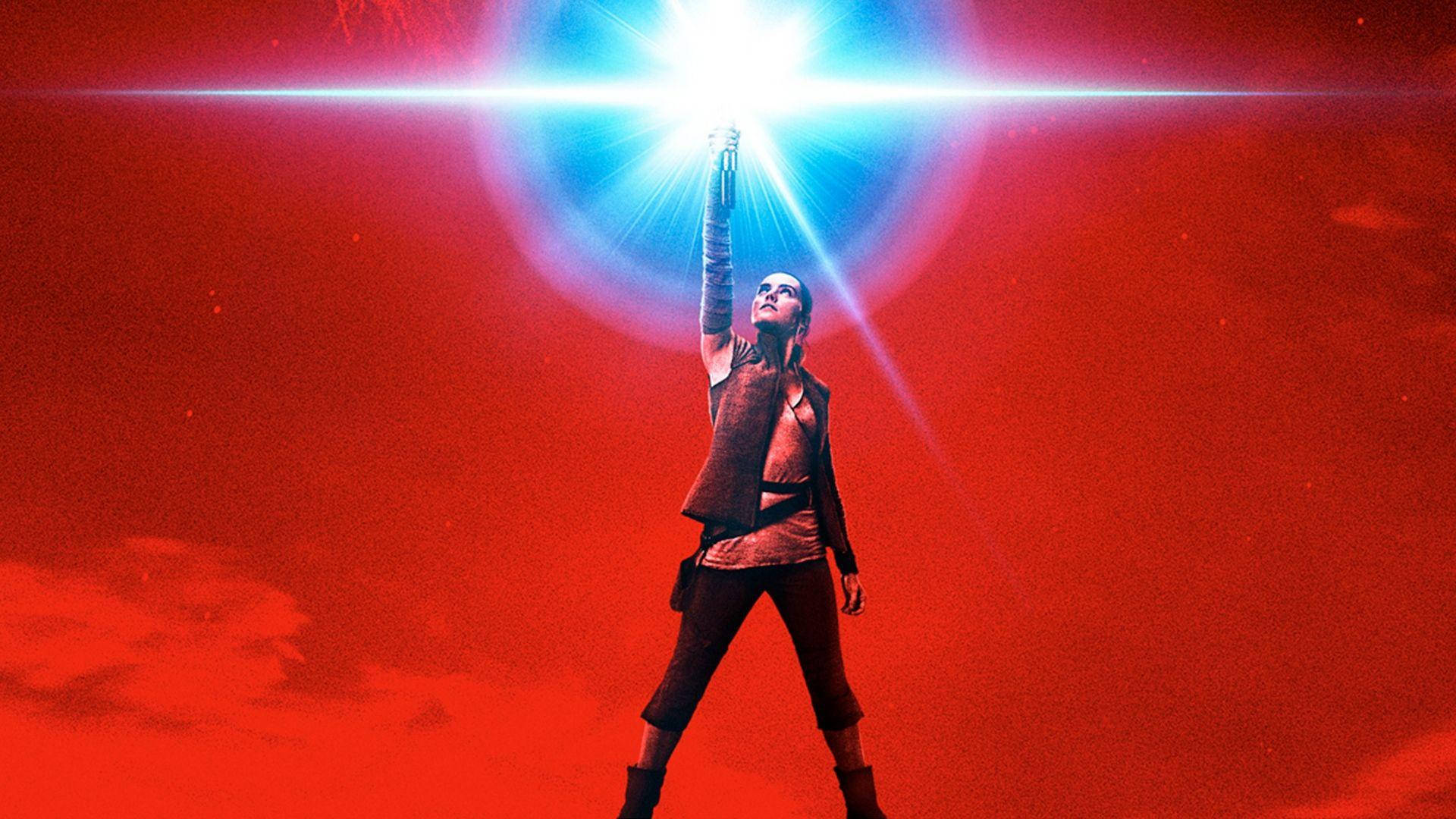 Lukeskywalker Tritt In 'die Letzten Jedi' Gegen Kylo Ren An. Wallpaper