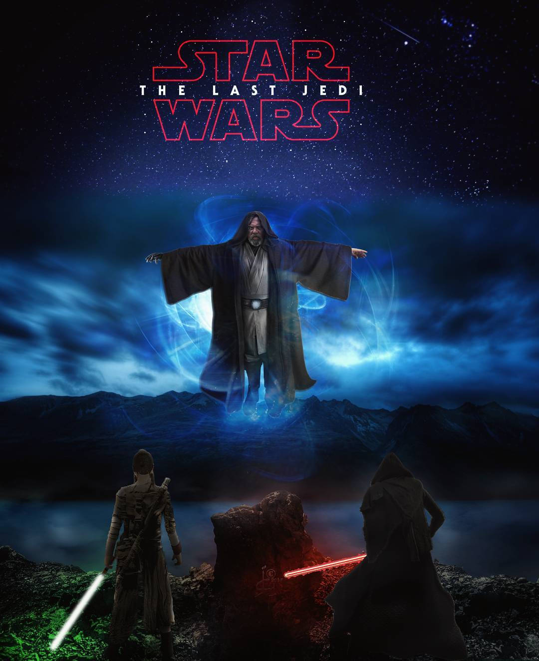 “The Force Awakens in The Last Jedi” Wallpaper