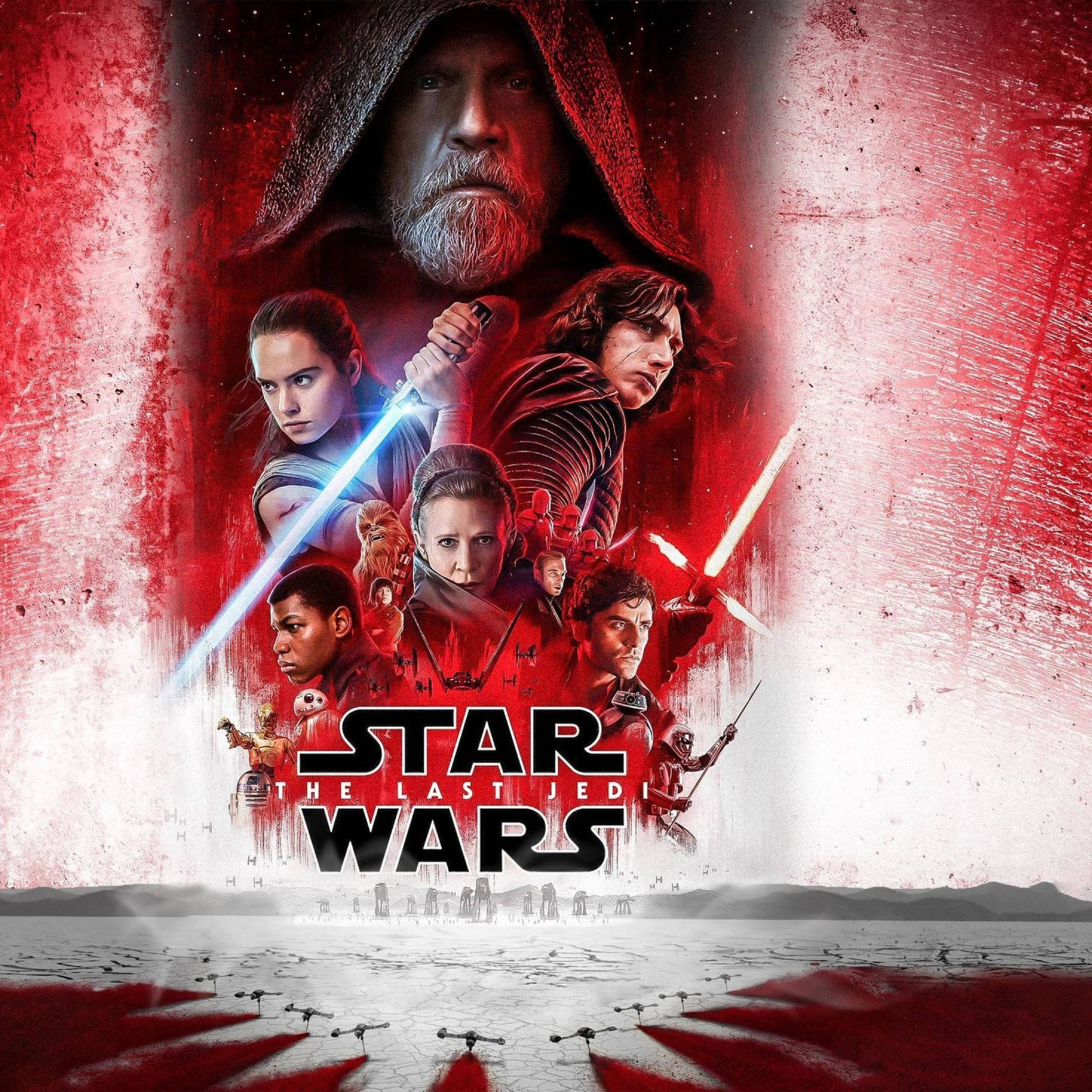 Full Poster The Last Jedi Star Wars Wallpaper