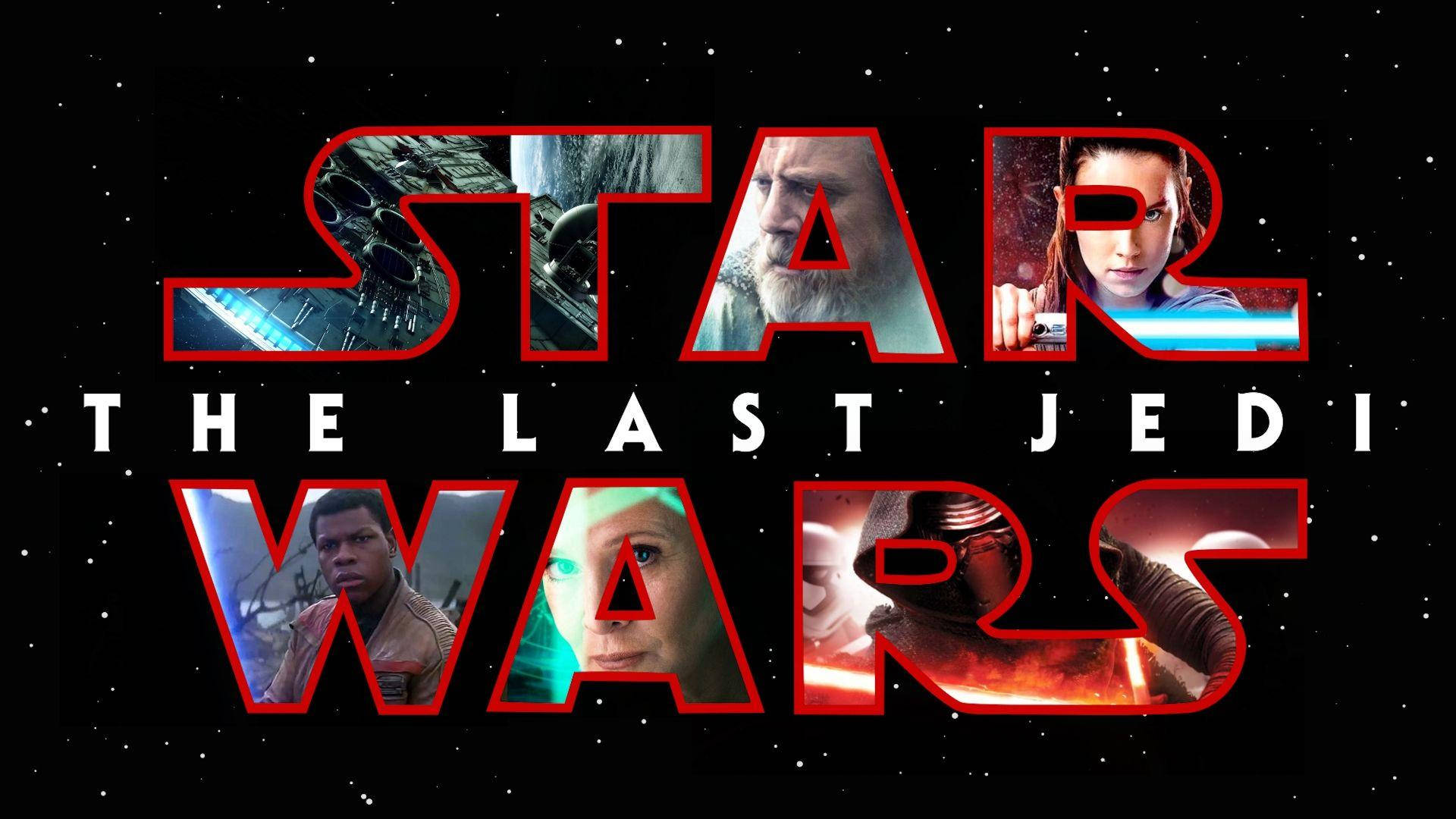Ilposter Del Film Star Wars: Gli Ultimi Jedi Sfondo