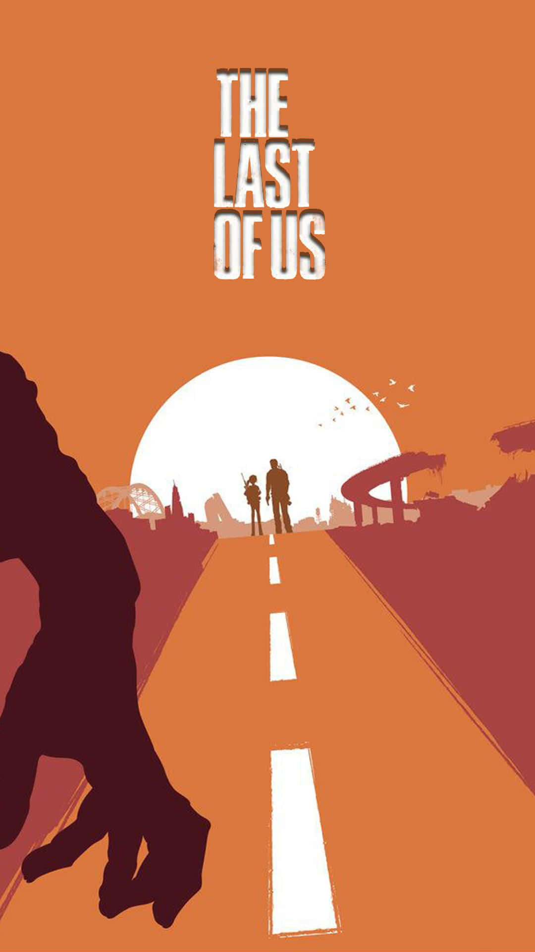 Joel and Ellie exploring a post-apocalyptic world in The Last of Us
