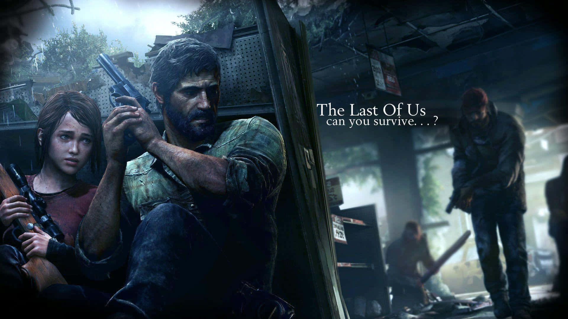 Ellie and Joel Surviving in The Last of Us