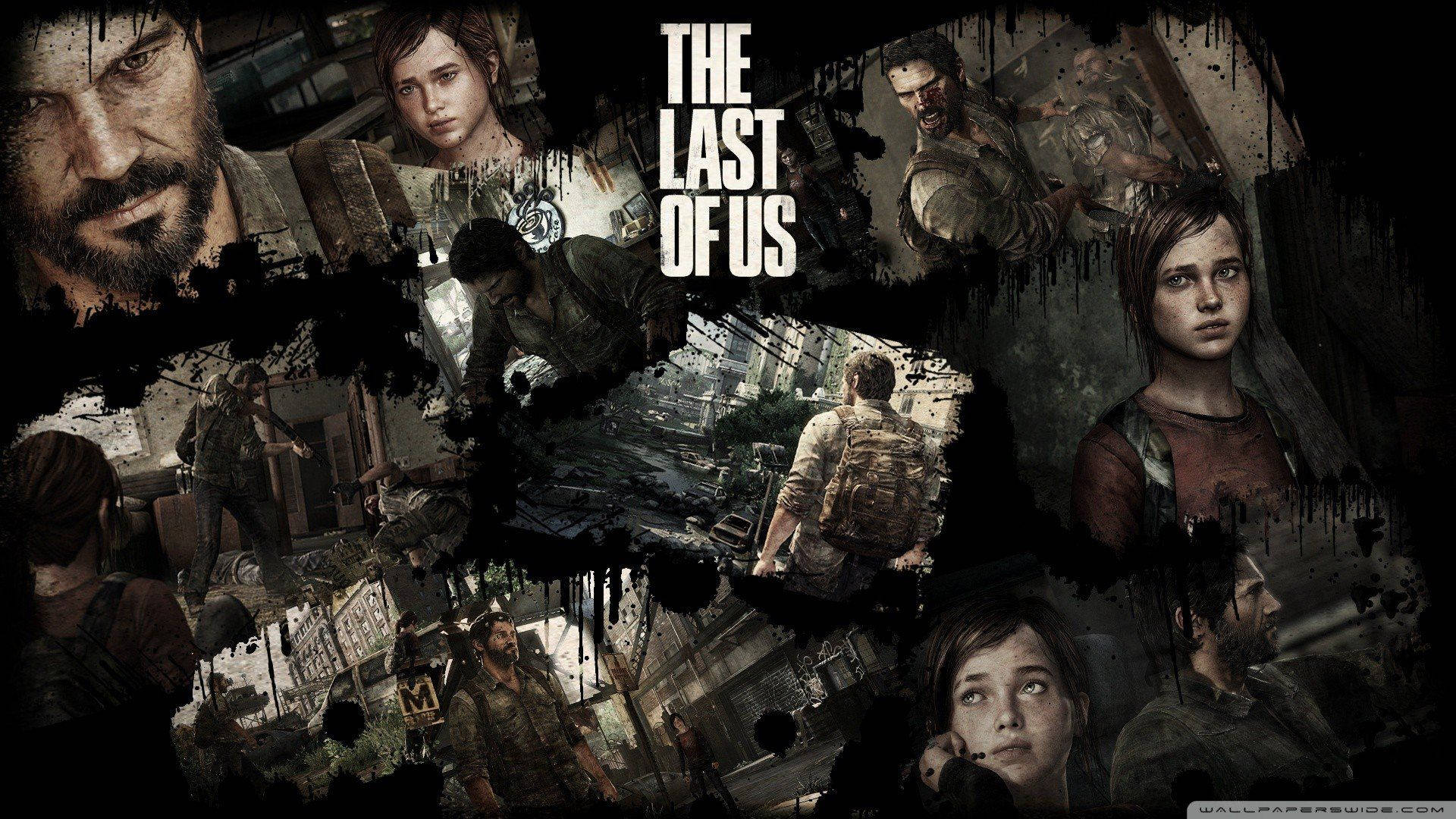 Joel and Ellie living on the edge in The Last of Us Wallpaper