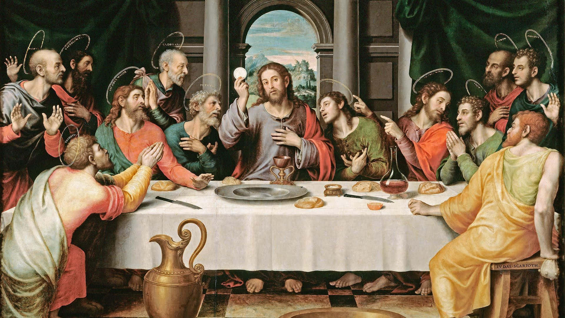 The Last Supper High Resolution Image Wallpaper