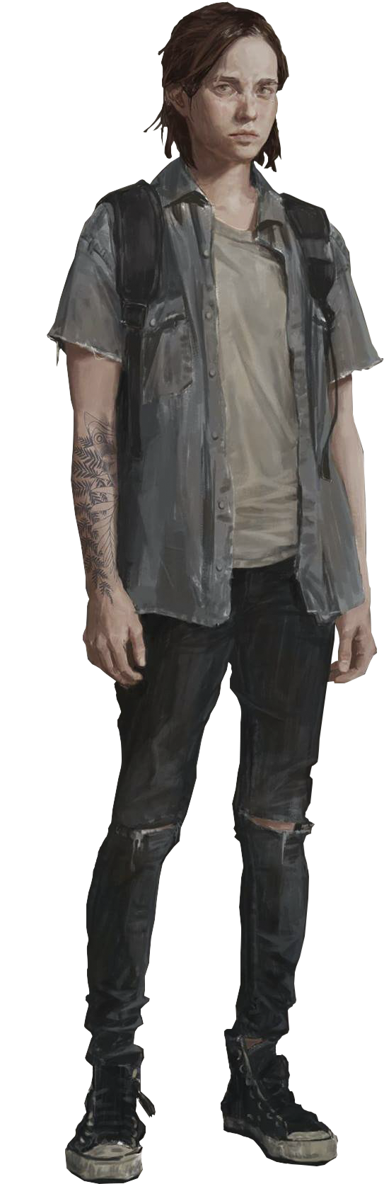 The Lastof Us Character Ellie Standing PNG