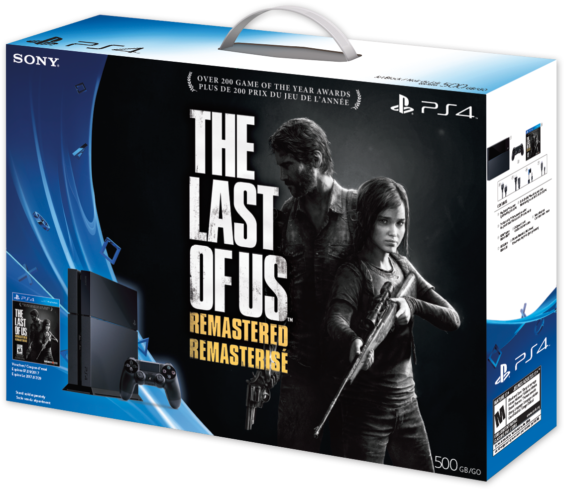 The Lastof Us P S4 Bundle Box PNG