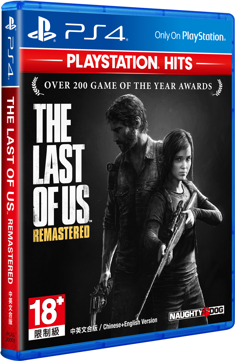 The Lastof Us Remastered P S4 Game Cover PNG