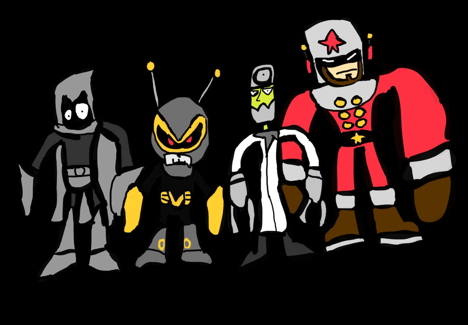 The League Of Super Evil Dark Cohort Wallpaper