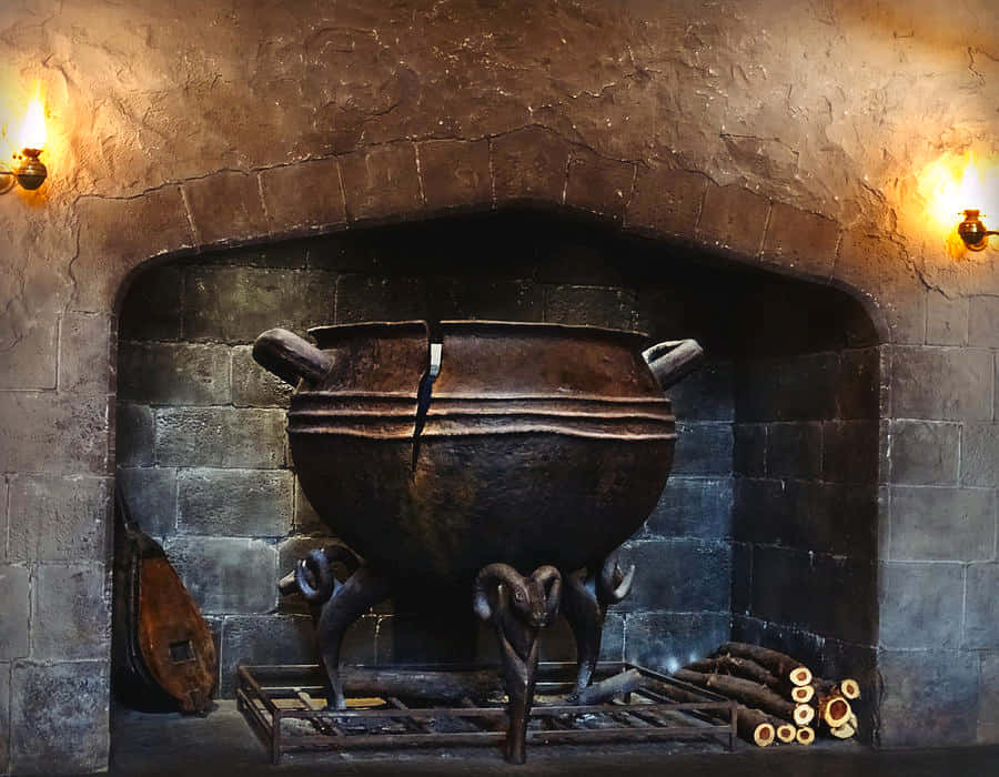 Welcome to The Leaky Cauldron, a magical pub in London's Diagon Alley. Wallpaper
