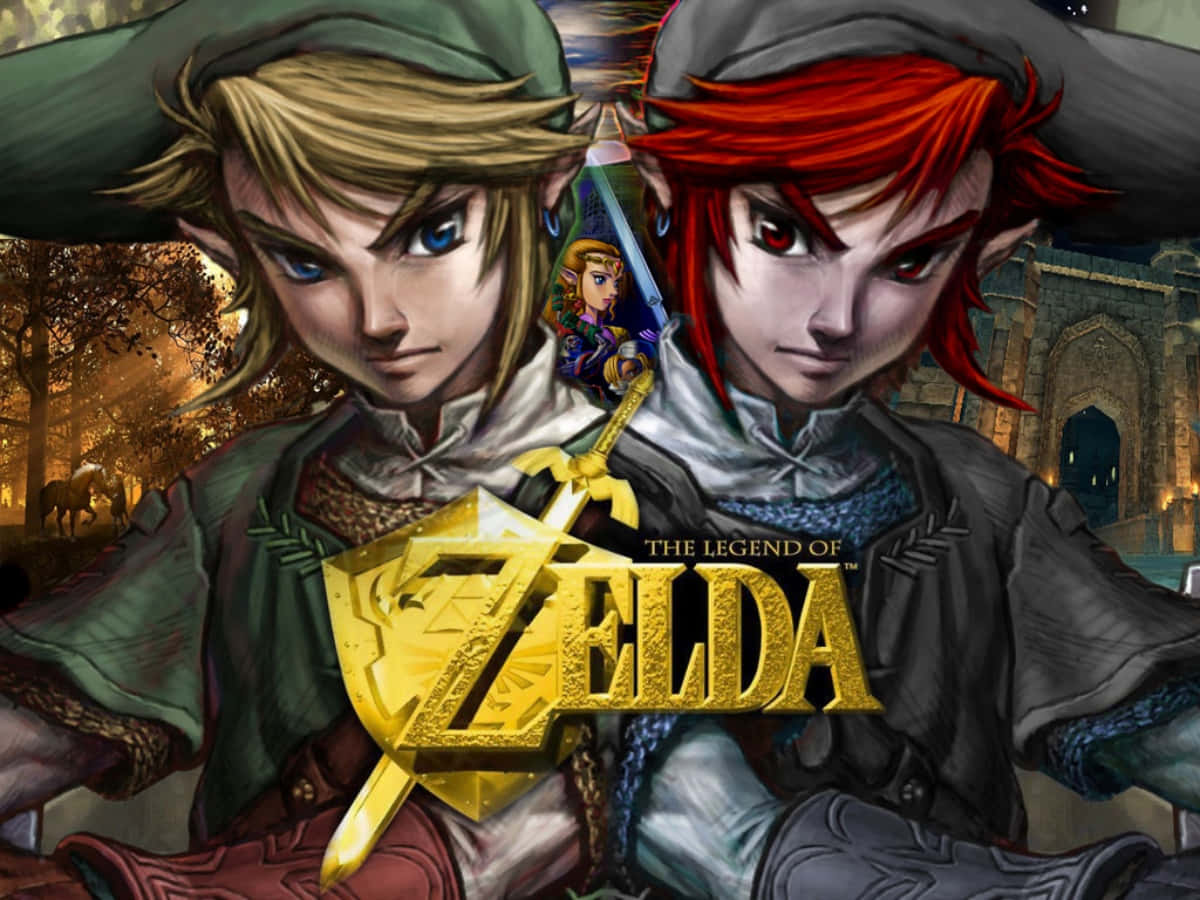 Ensemble of The Legend of Zelda characters Wallpaper