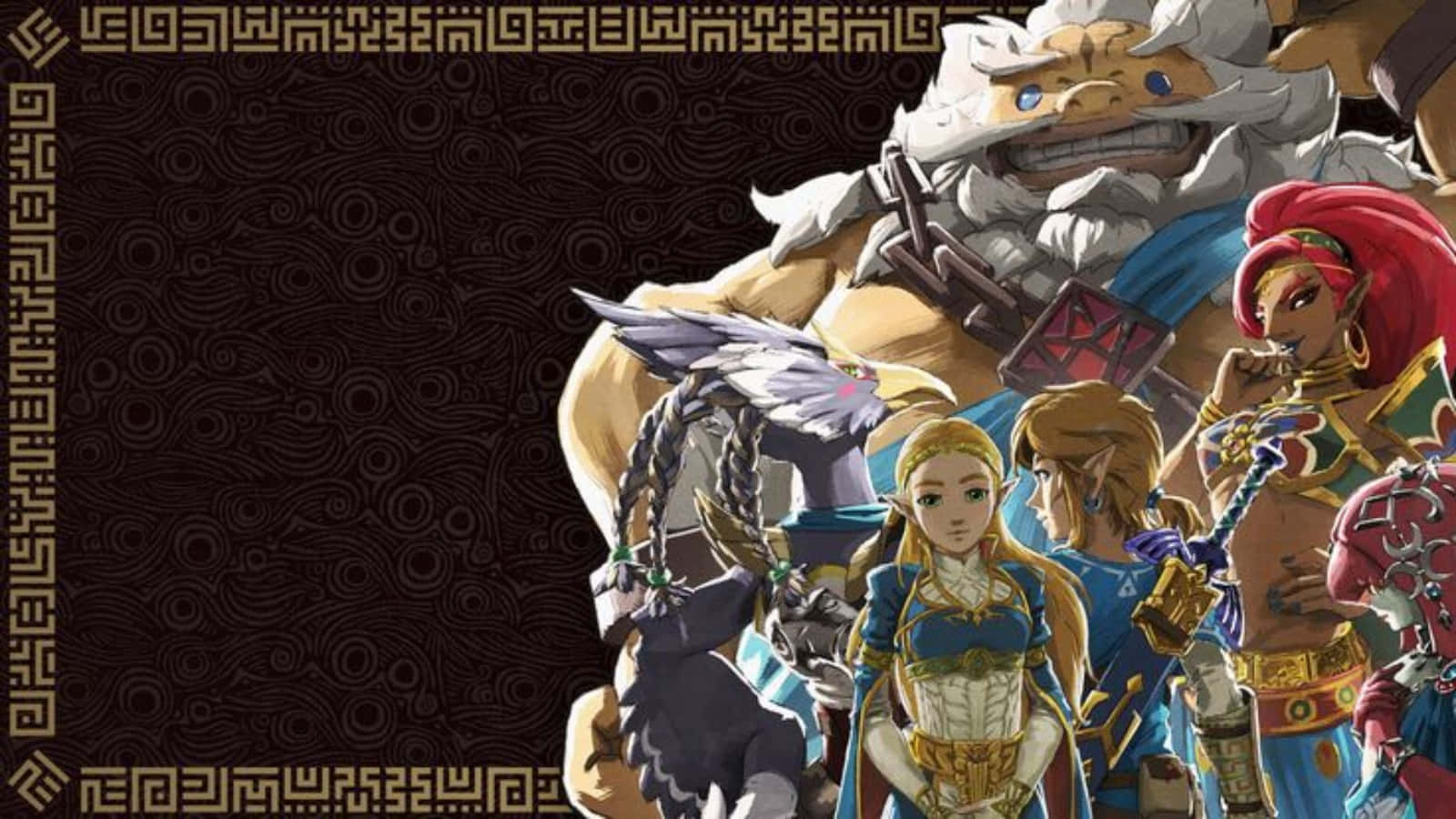 The Legend of Zelda Character Lineup Wallpaper
