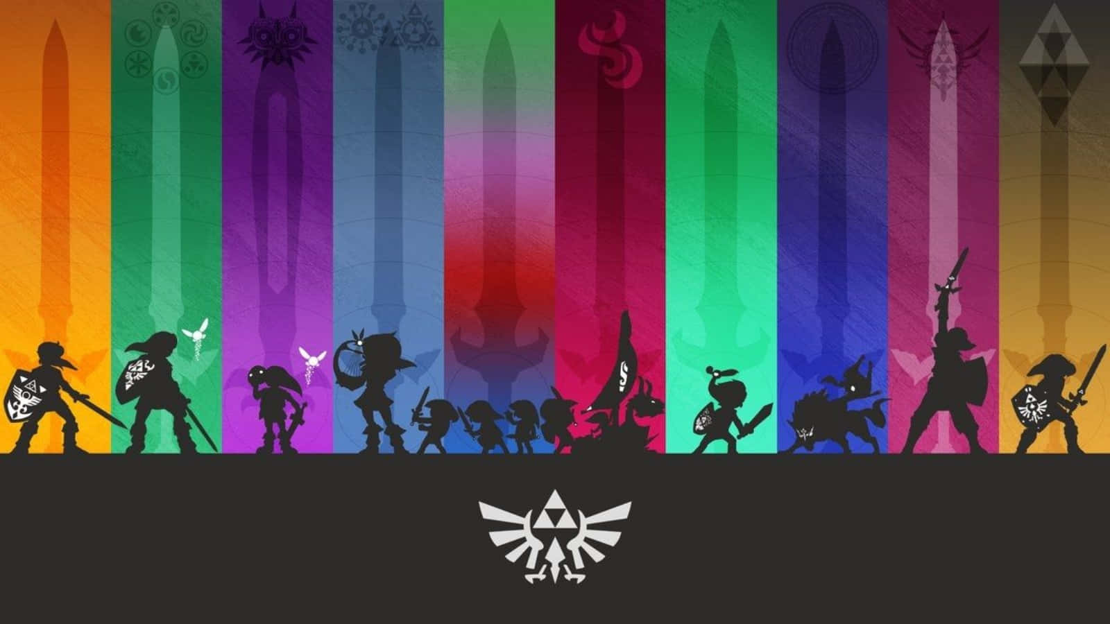 Download Iconic The Legend of Zelda Characters Gathered Together ...