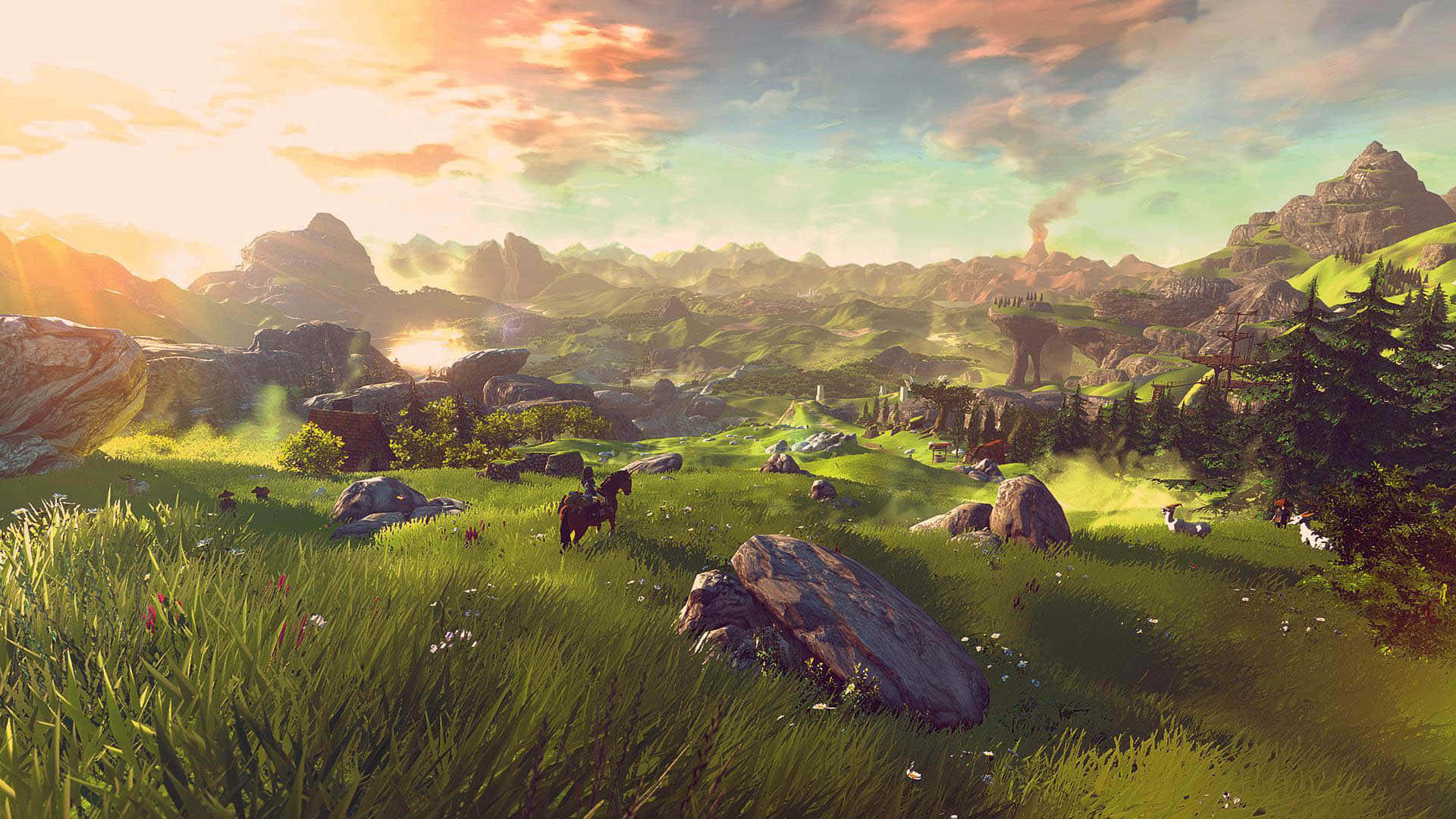 The Legend of Zelda: Hyrule Adventure Wallpaper