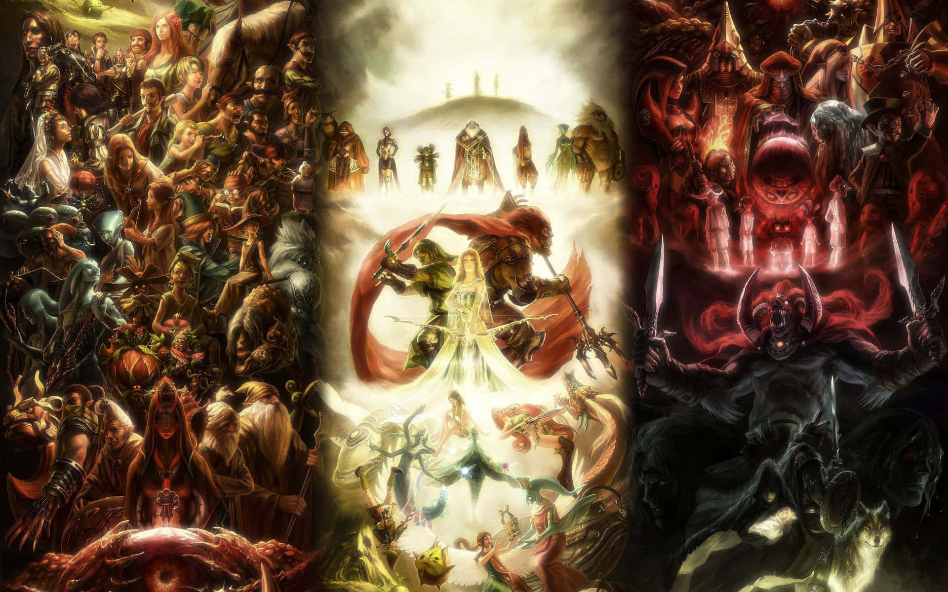 The Legend of Zelda: Hyrule Fantasy Adventure Wallpaper