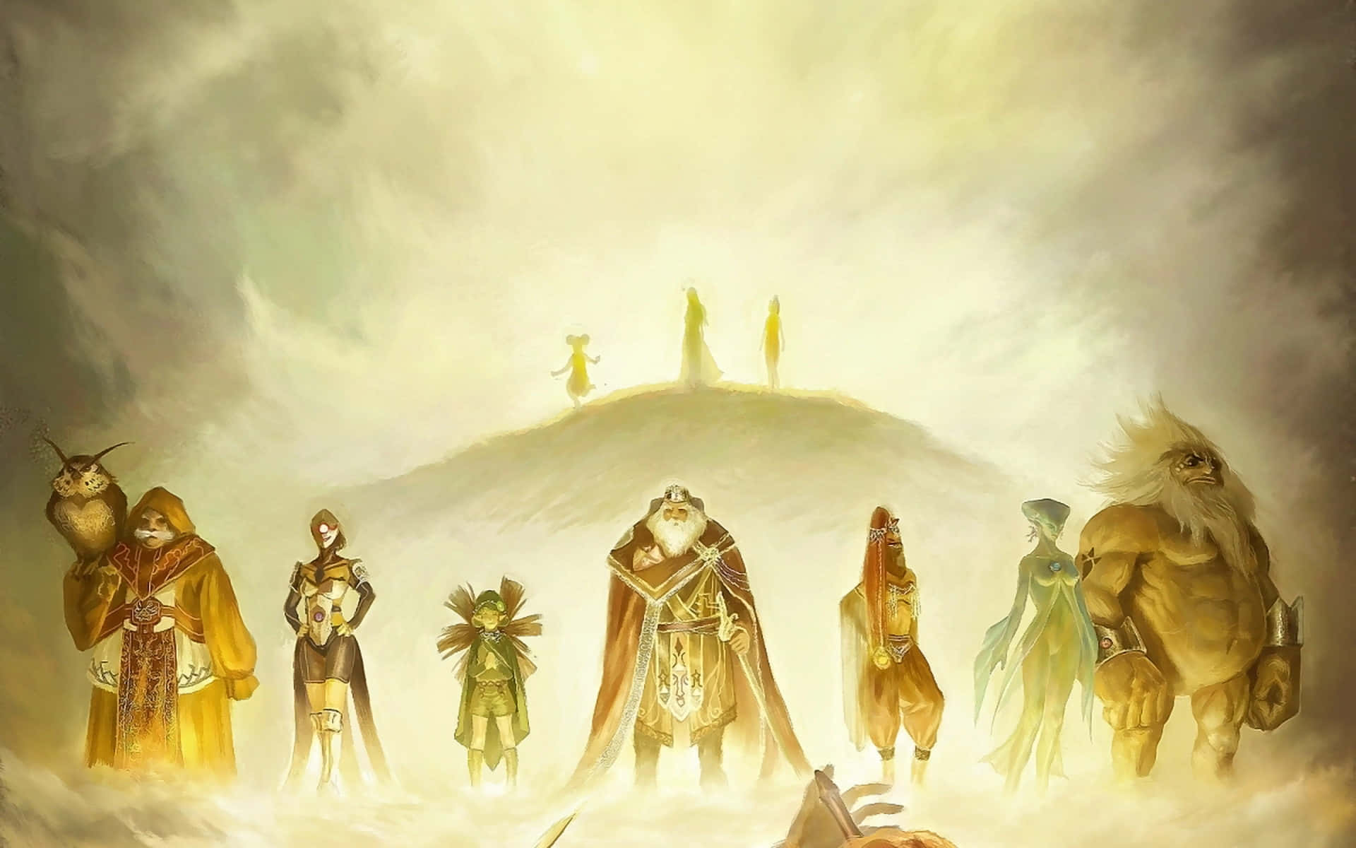 The Legend of Zelda: Hyrule - Breathtaking Scenery Wallpaper