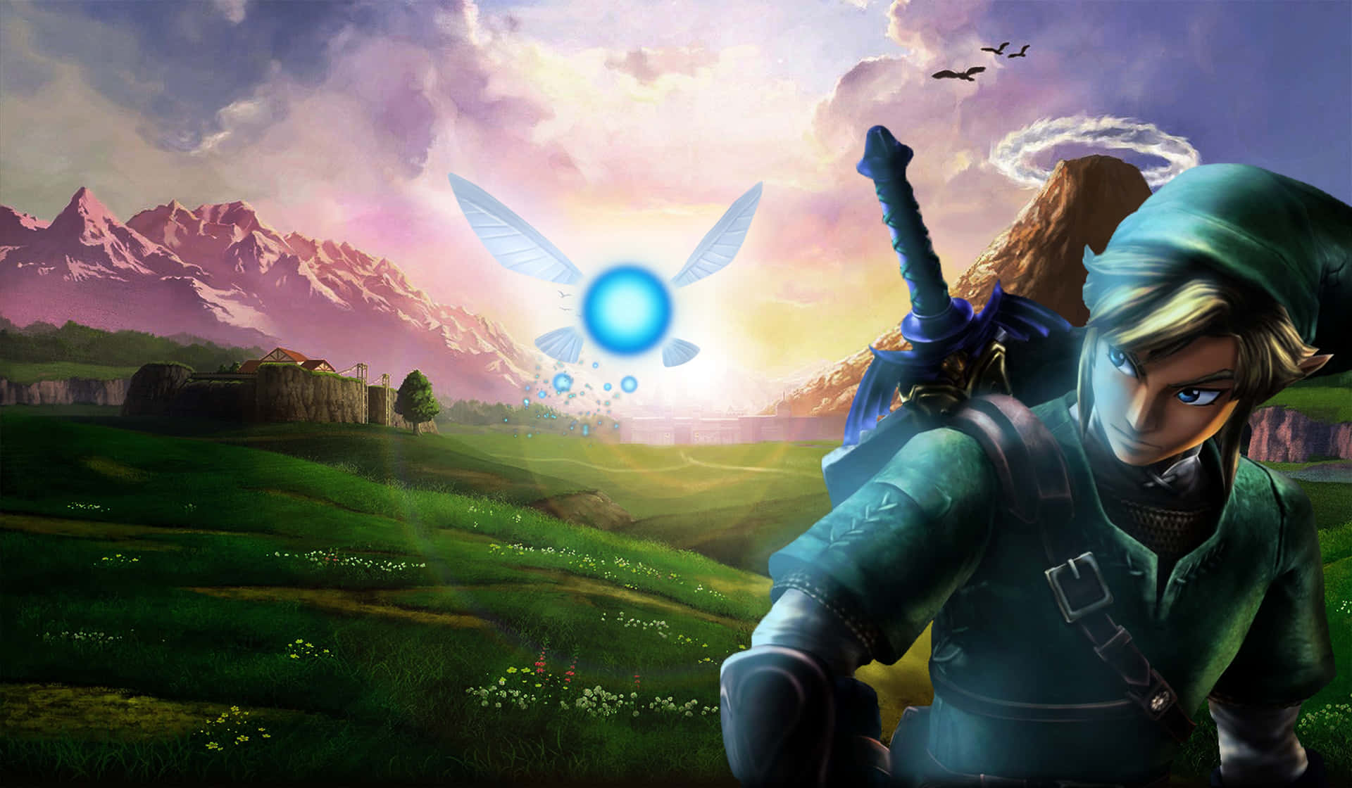 The Legend of Zelda Hyrule Fantasy Adventure Wallpaper