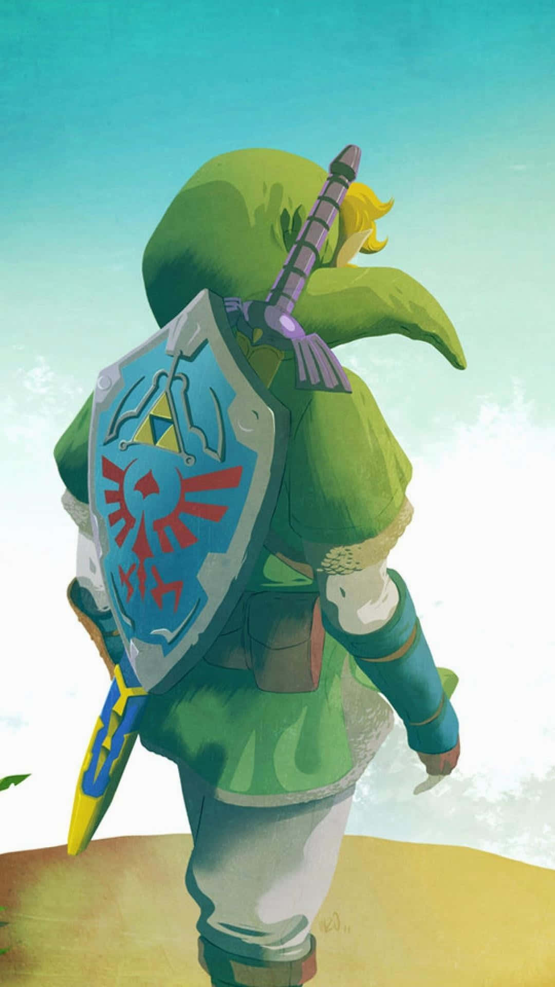 Download Explore the world of Hyrule on your iPhone with The Legend of Zelda  Wallpaper  Wallpaperscom