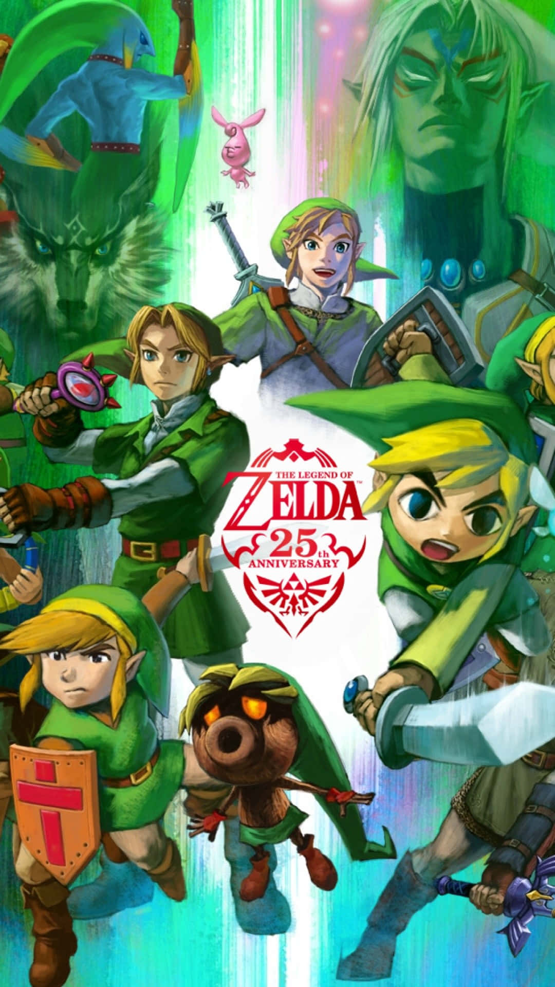 Ipersonaggi Di The Legend Of Zelda Per Iphone Sfondo