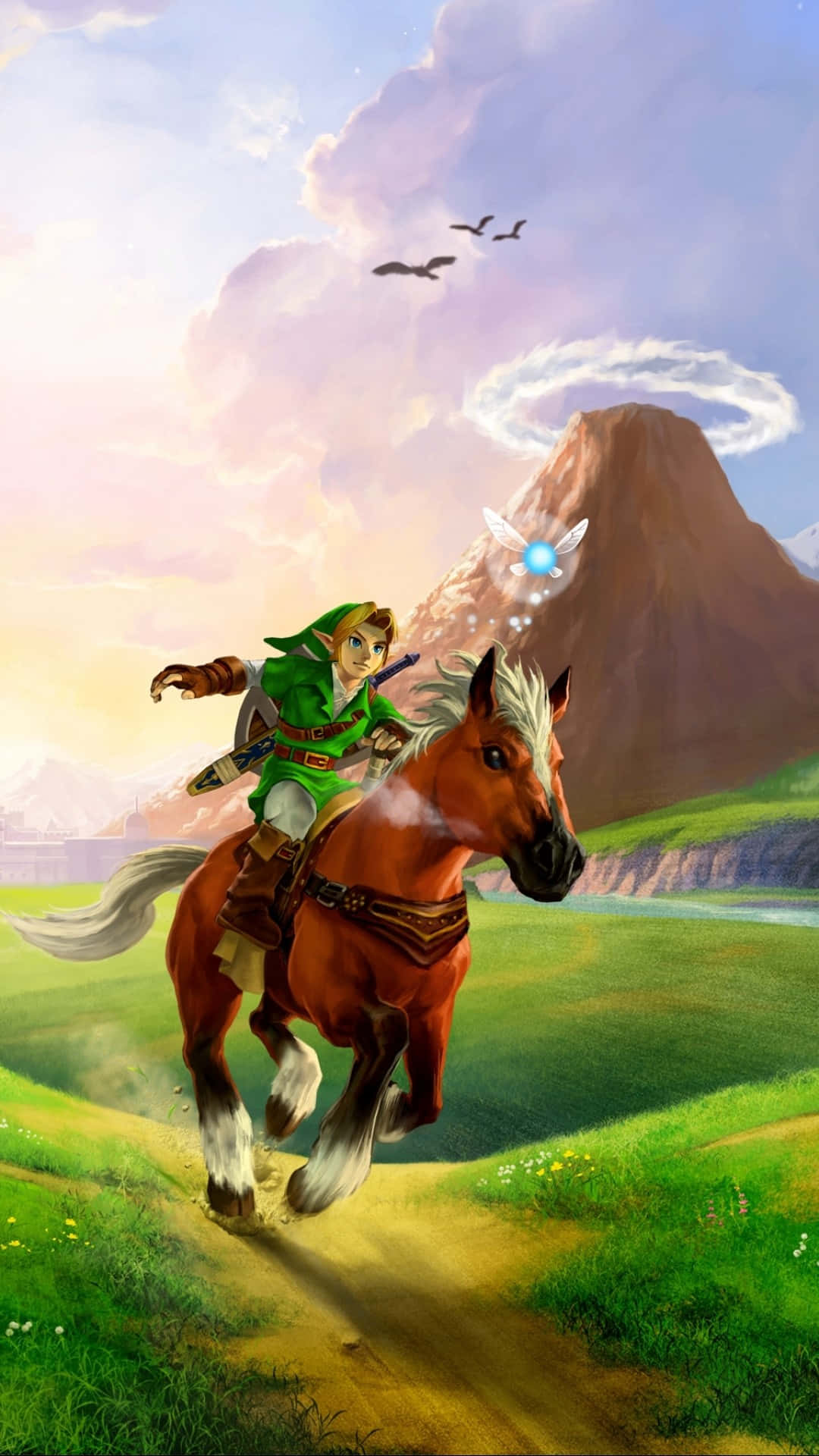 "Explore the world of Hyrule with the latest The Legend of Zelda iPhone!" Wallpaper