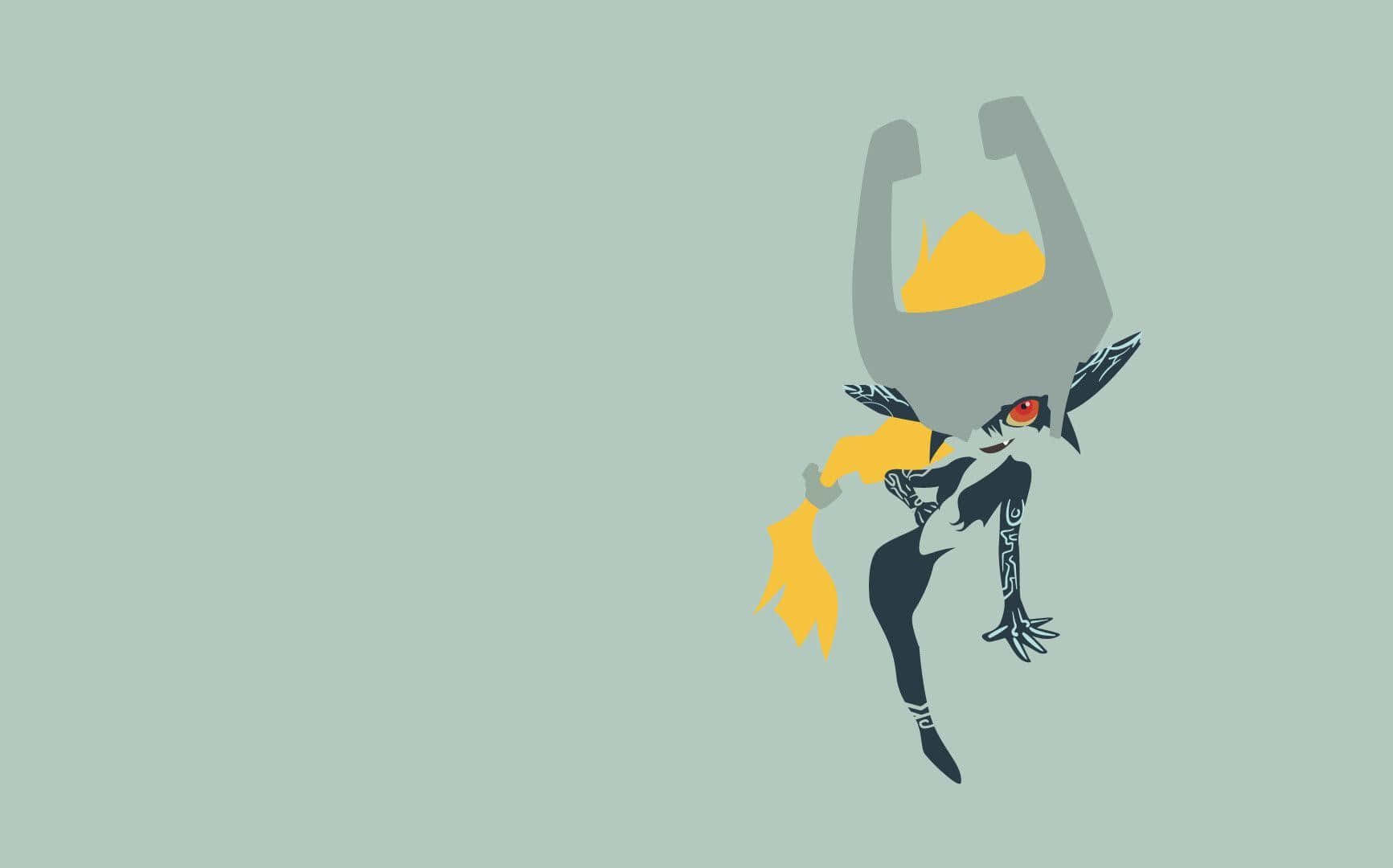 Mysterious Midna and Link in The Legend of Zelda Wallpaper