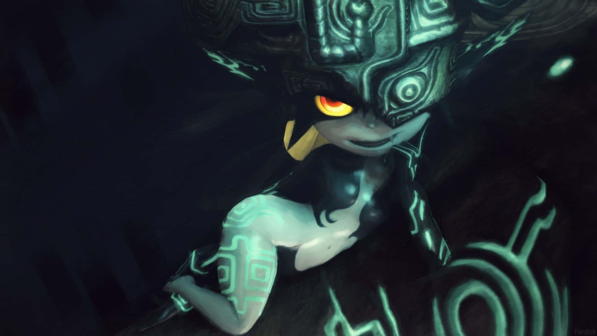 Midna and Wolf Link in The Legend of Zelda: Twilight Princess Wallpaper