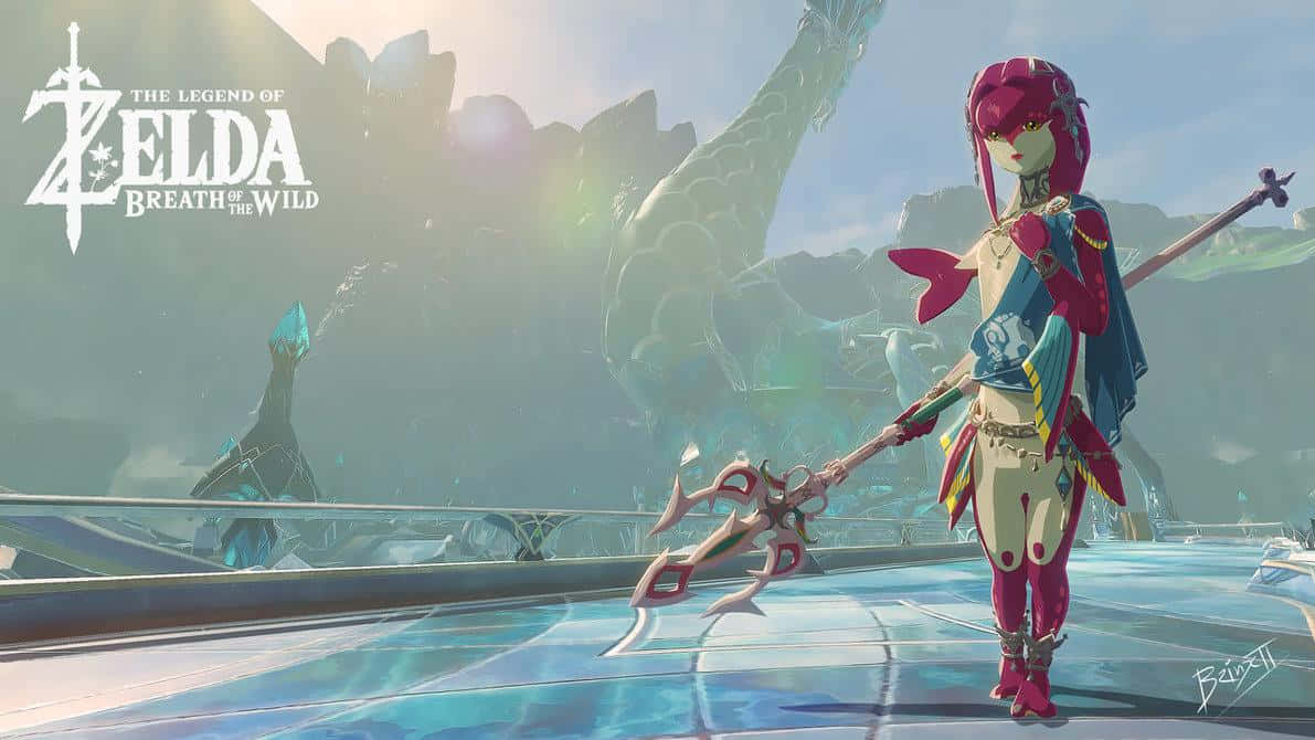 Mipha, The Zora Princess from The Legend of Zelda: Breath of the Wild Wallpaper