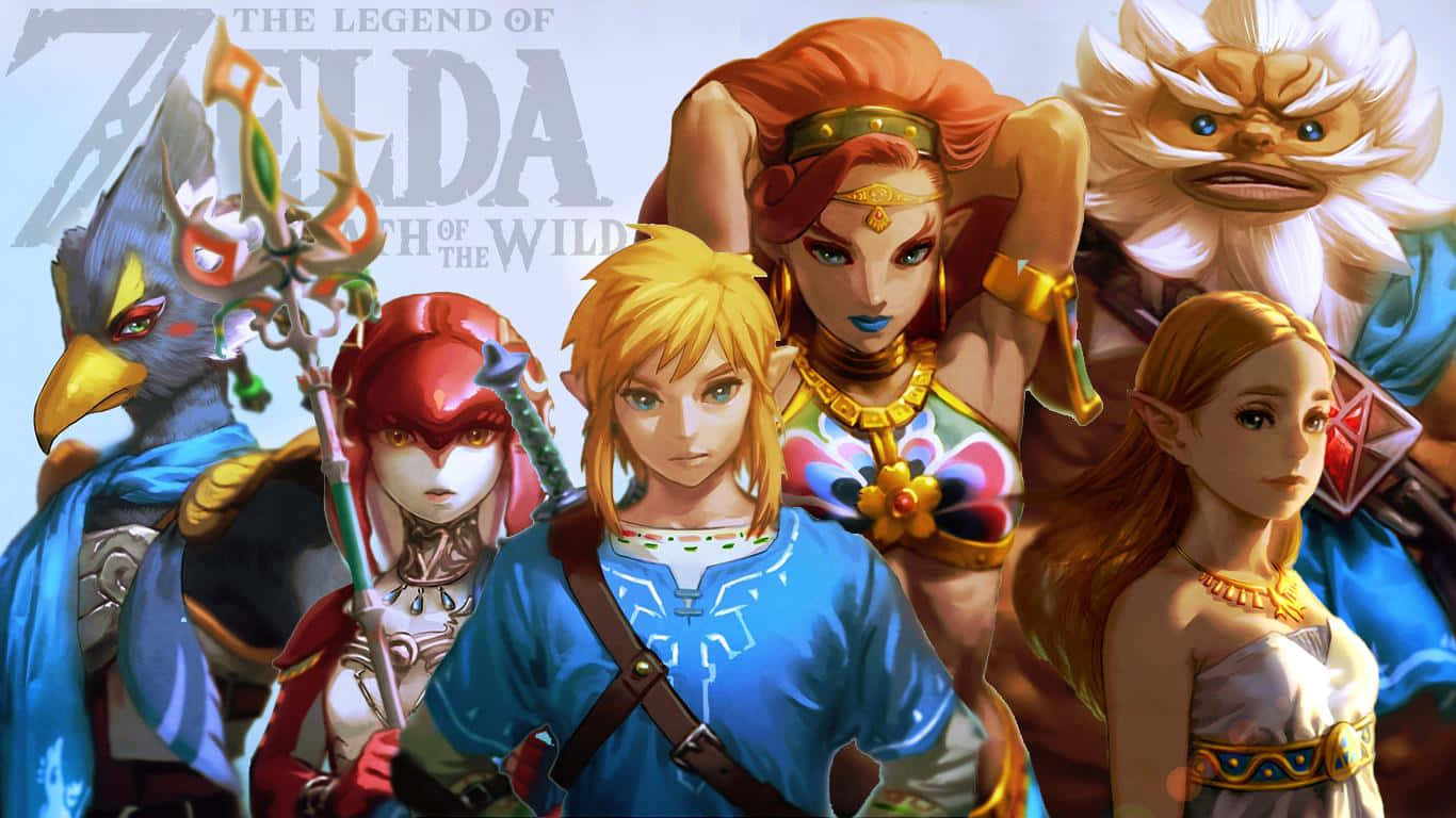 Mipha,la Princesa Zora De The Legend Of Zelda: Breath Of The Wild. Fondo de pantalla