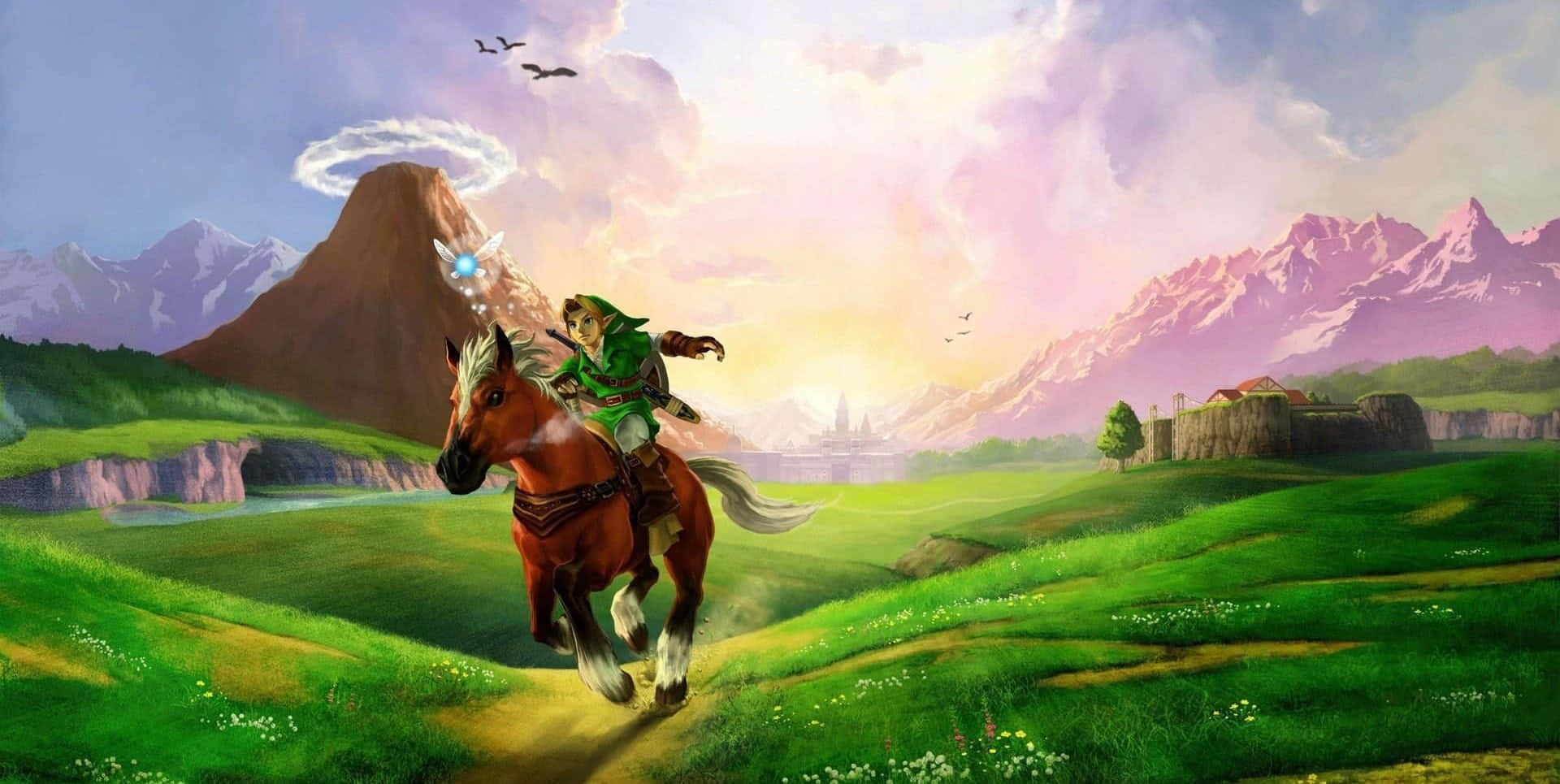 Laleyenda De Zelda: Skyward Sword - Una Aventura Heroica Te Espera. Fondo de pantalla